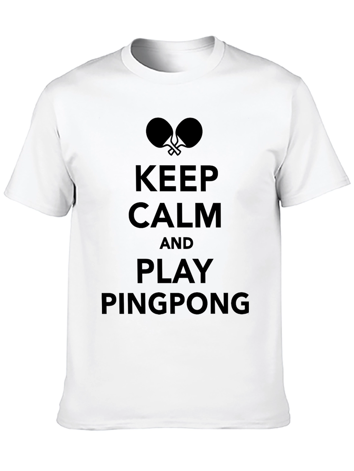 Keep Calm Play Pingpong Graphic Tee