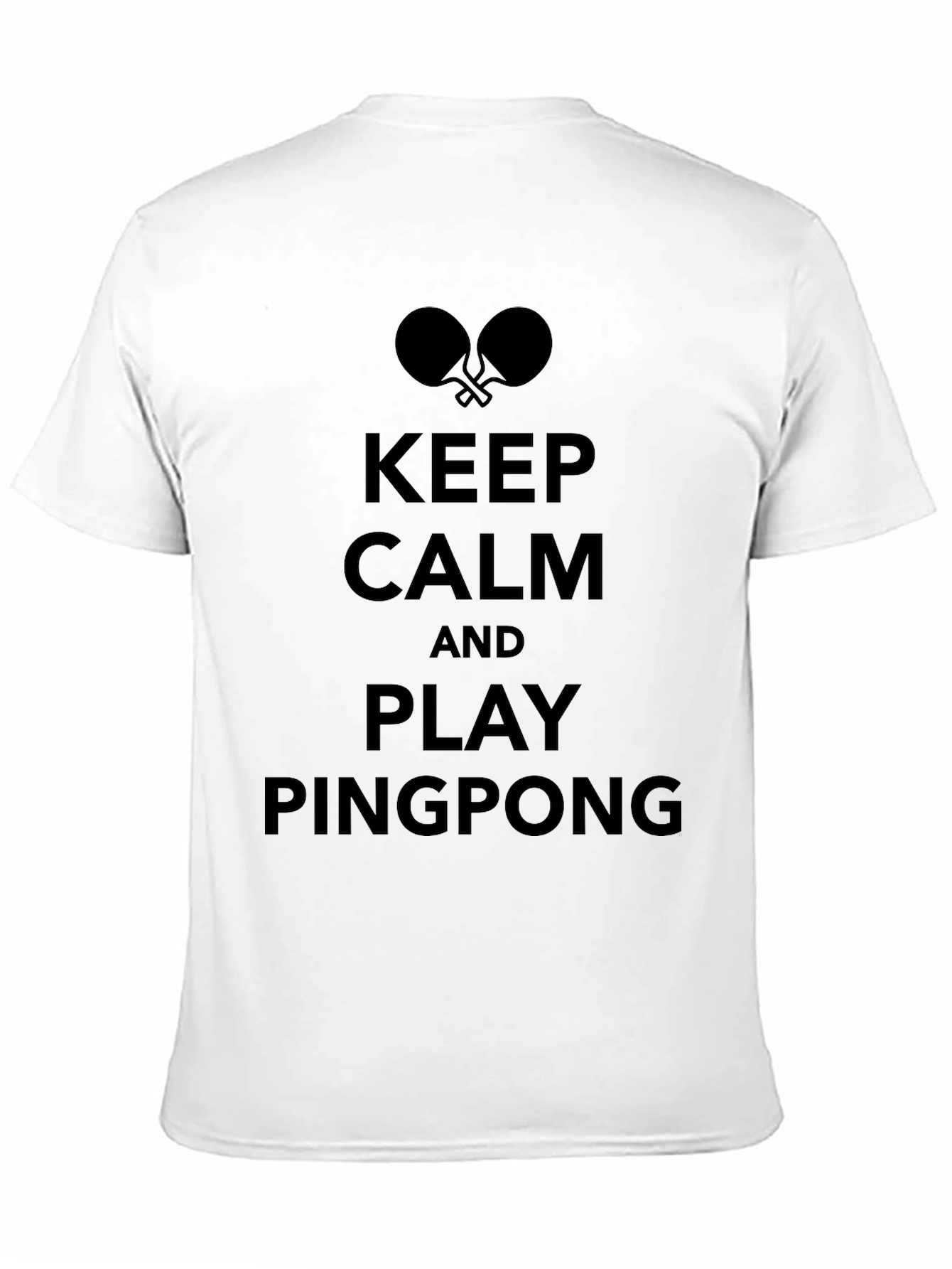 Keep Calm Play Pingpong Graphic Tee