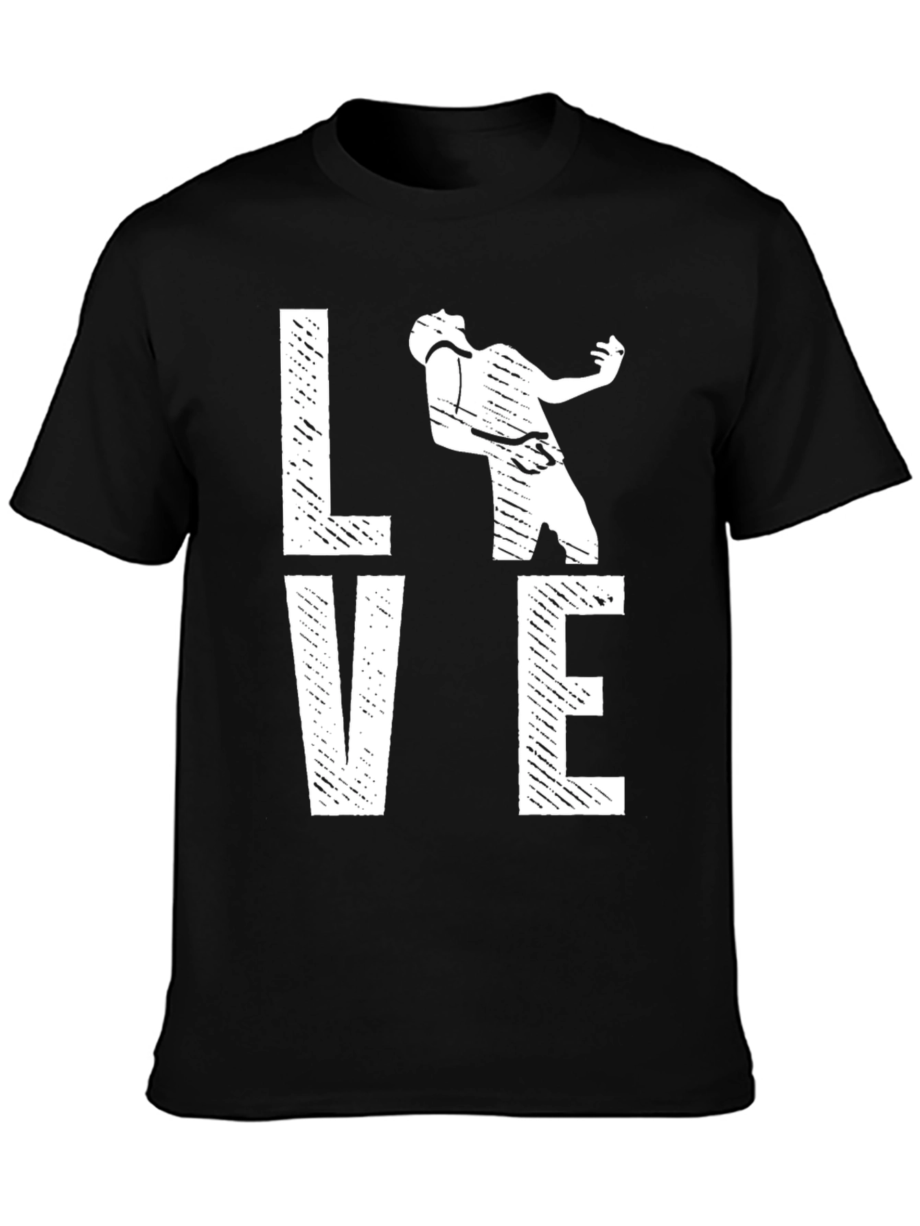 Love Music Graphic Tee - Black
