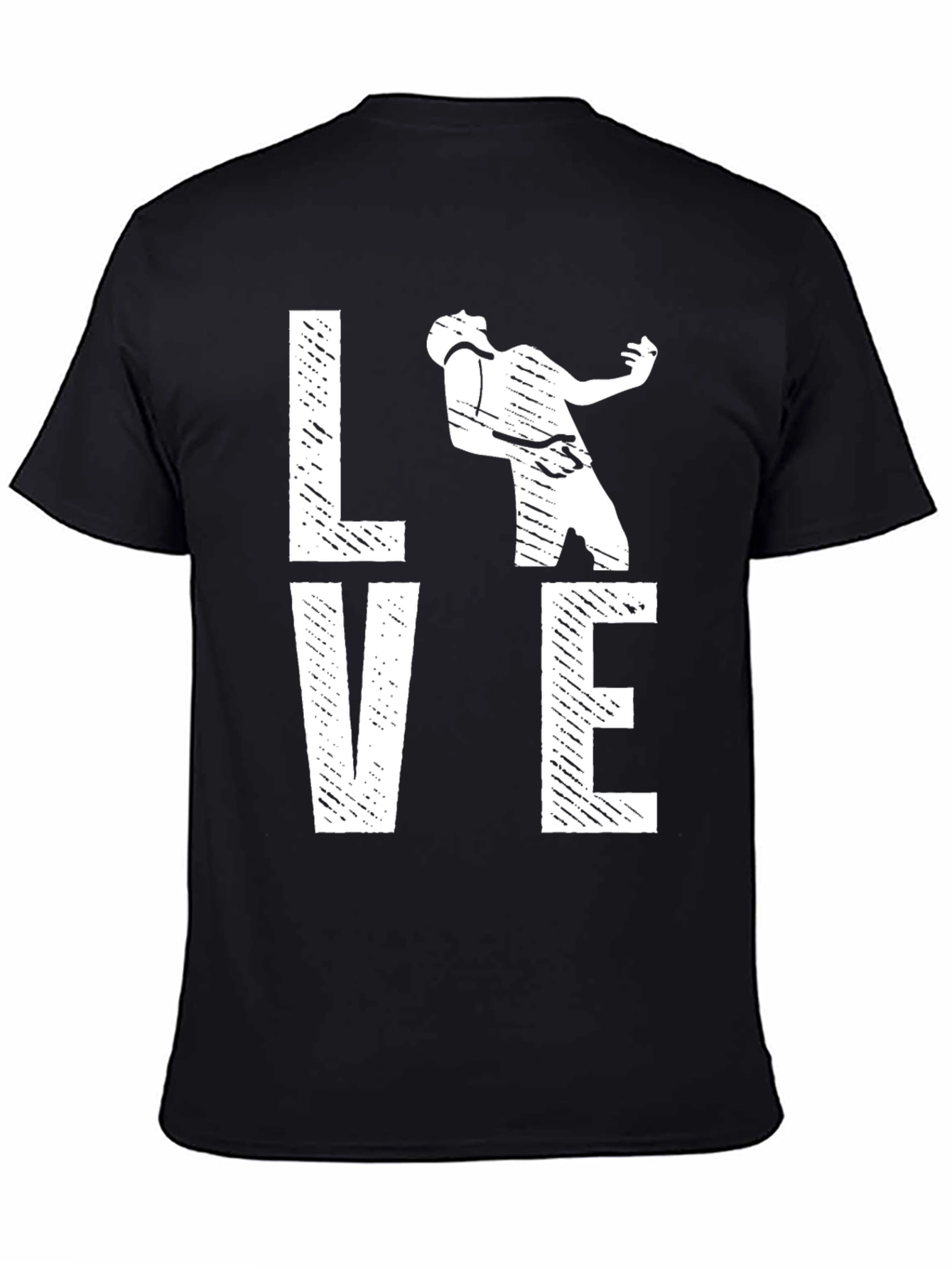 Love Music Graphic Tee - Black