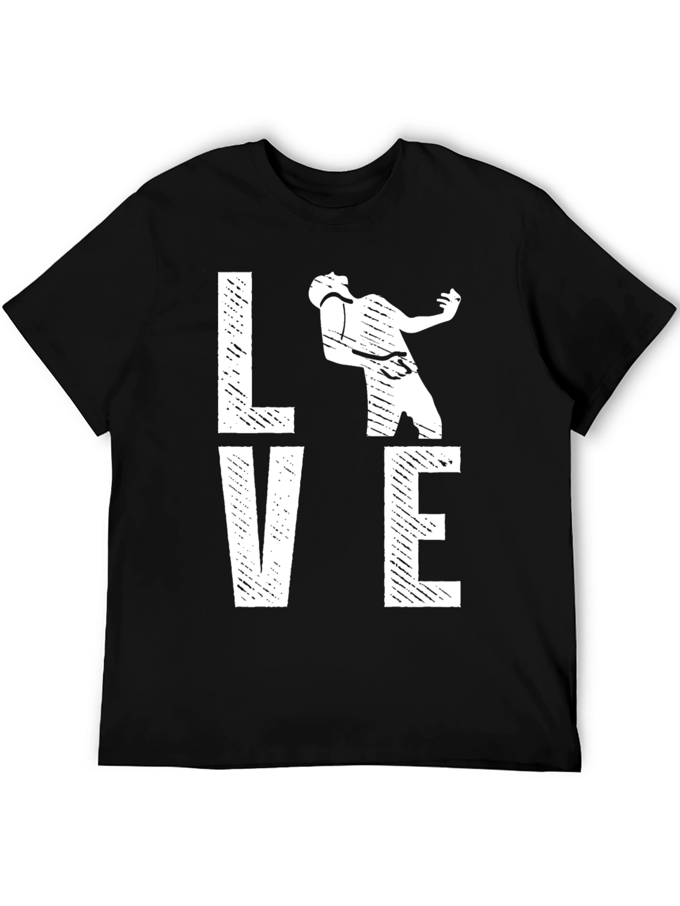 Love Music Graphic Tee - Black