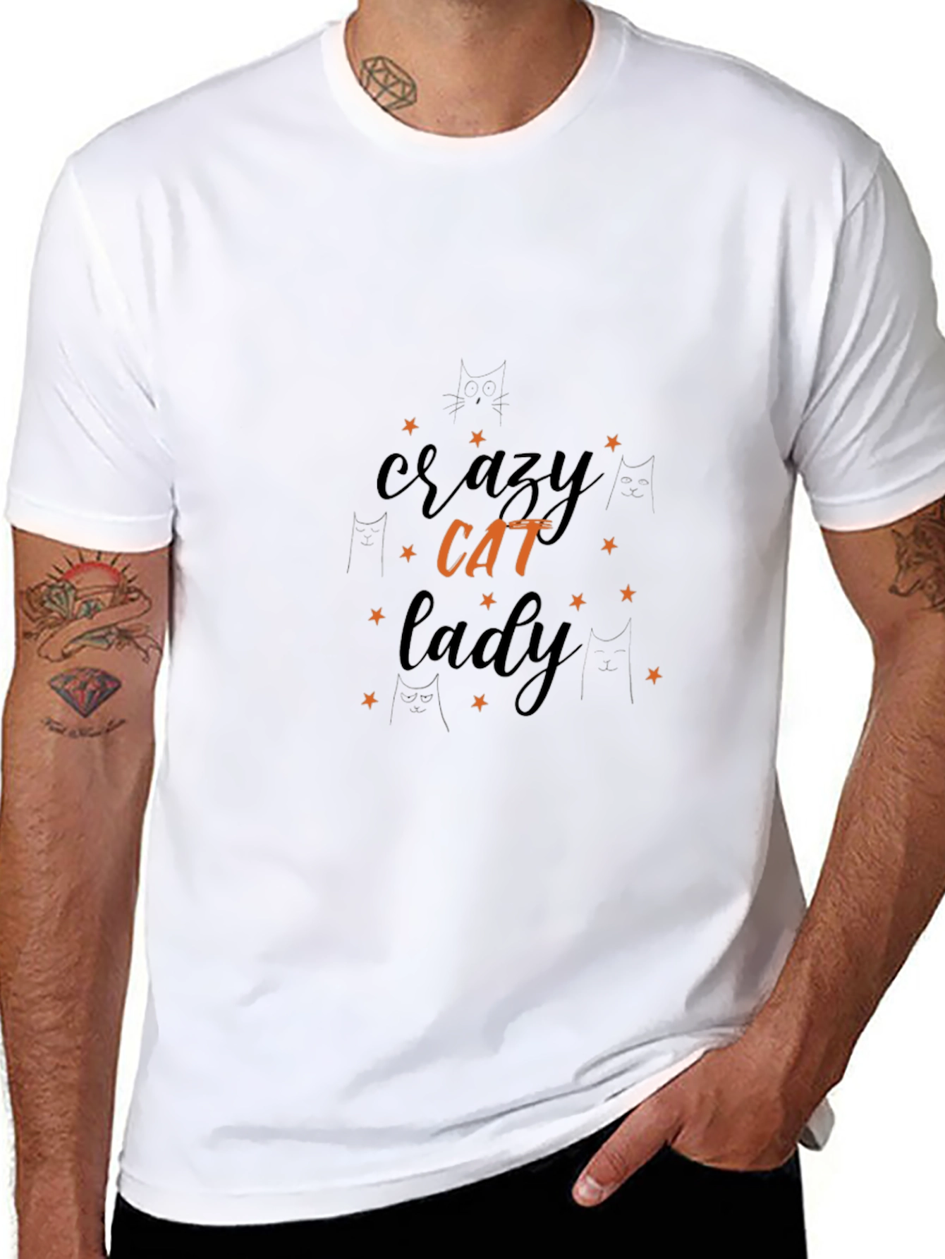 Crazy Cat Lady Graphic T-Shirt
