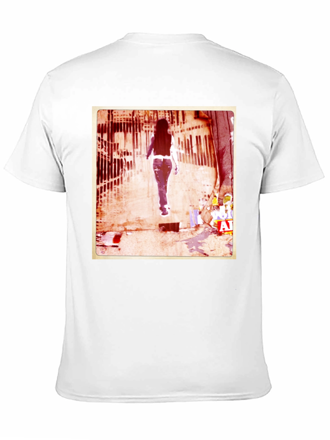 Urban Graffiti Style Black Graphic T-Shirt