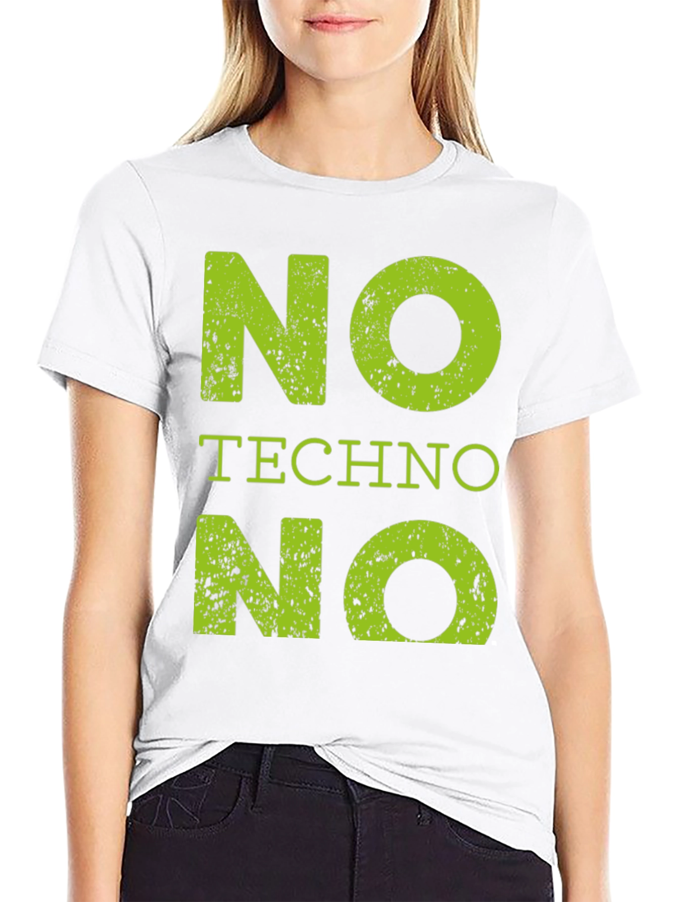 No Techno T-Shirt - Bold Statement Tee
