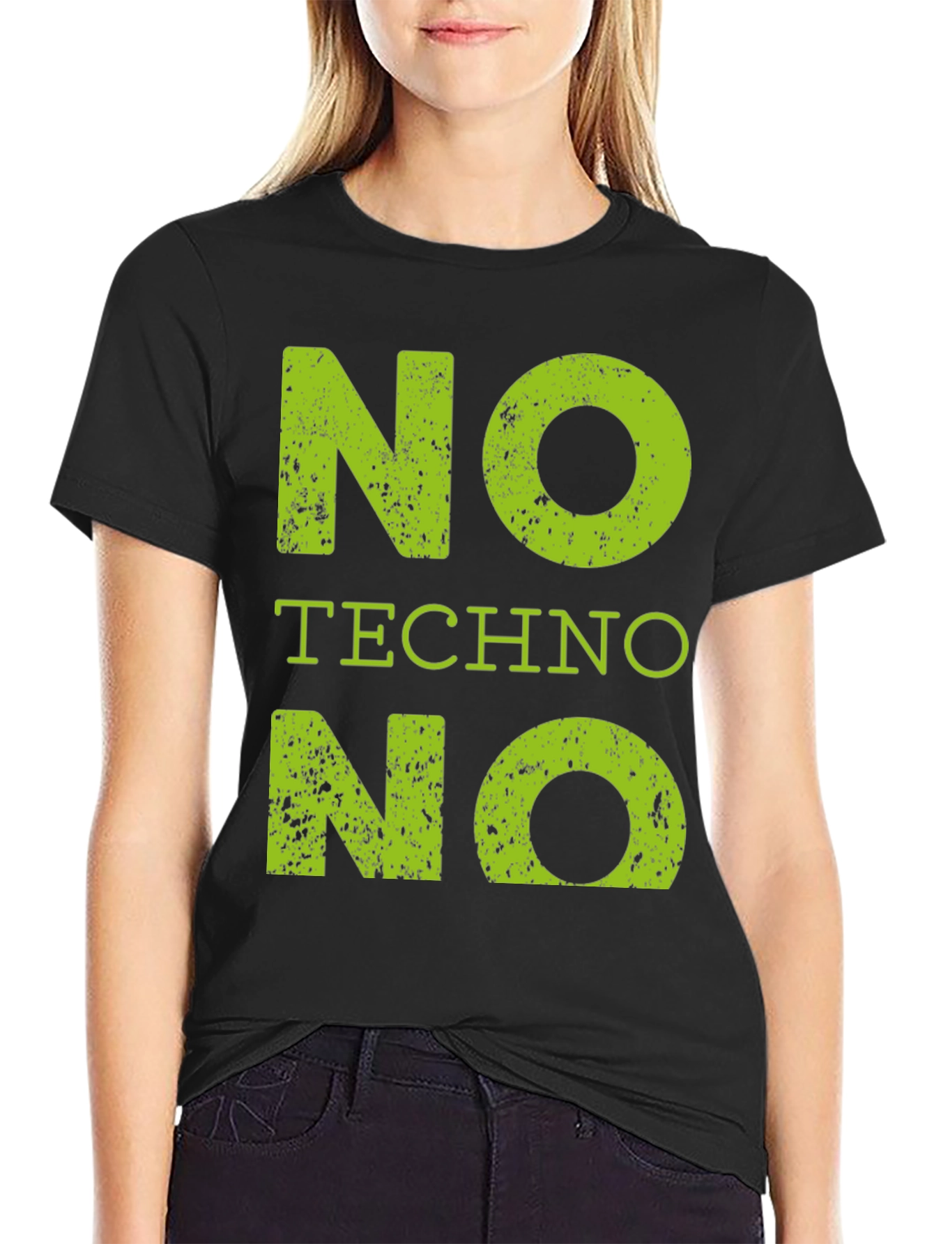 No Techno T-Shirt - Bold Statement Tee