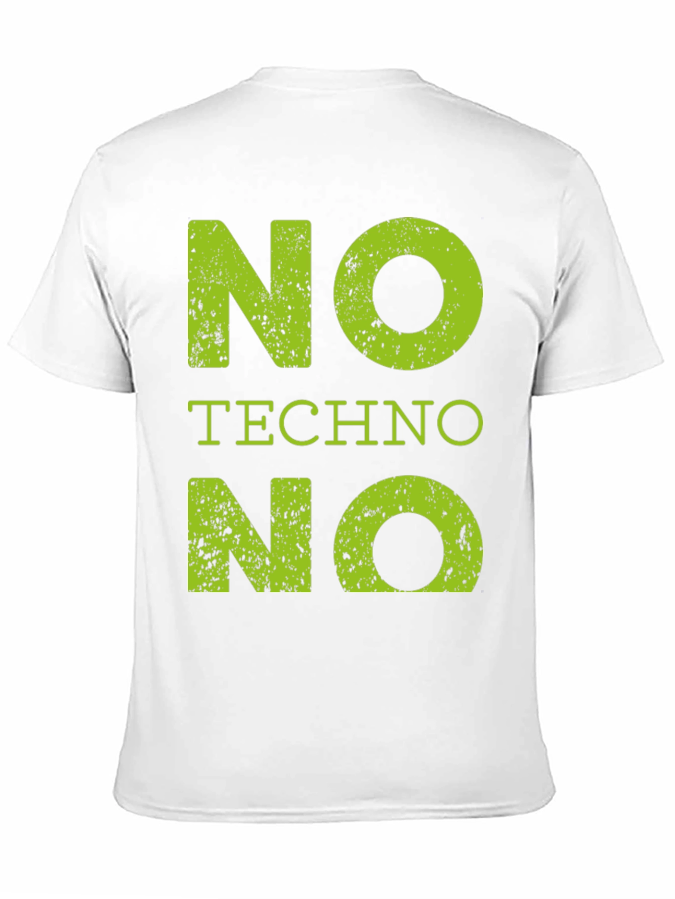 No Techno T-Shirt - Bold Statement Tee