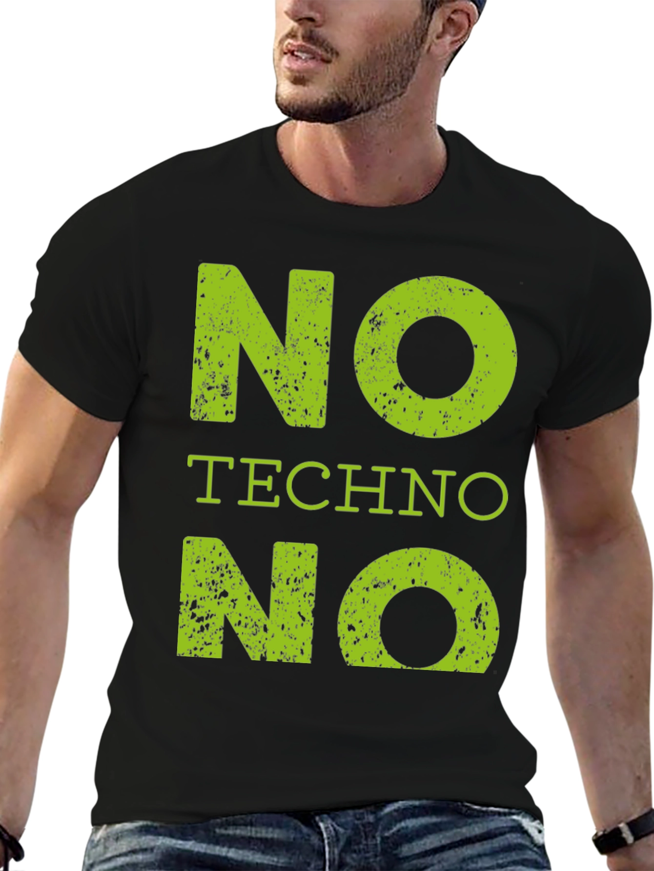 No Techno T-Shirt - Bold Statement Tee