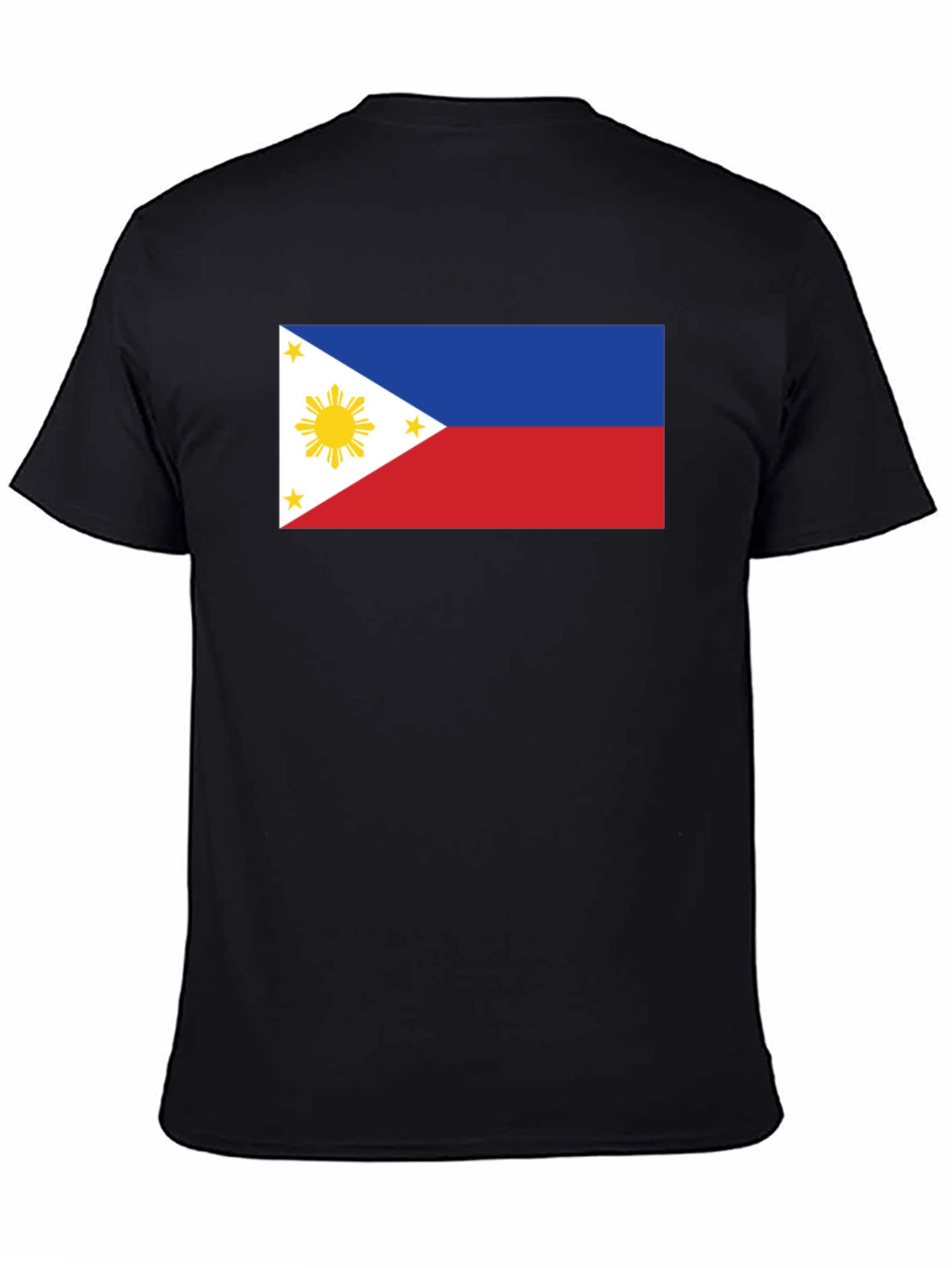 Philippines Flag Graphic Tee - Black