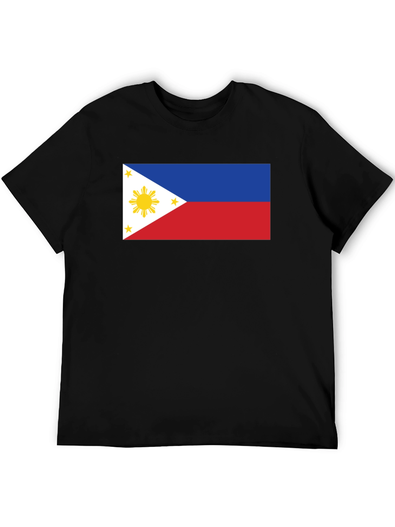 Philippines Flag Graphic Tee - Black