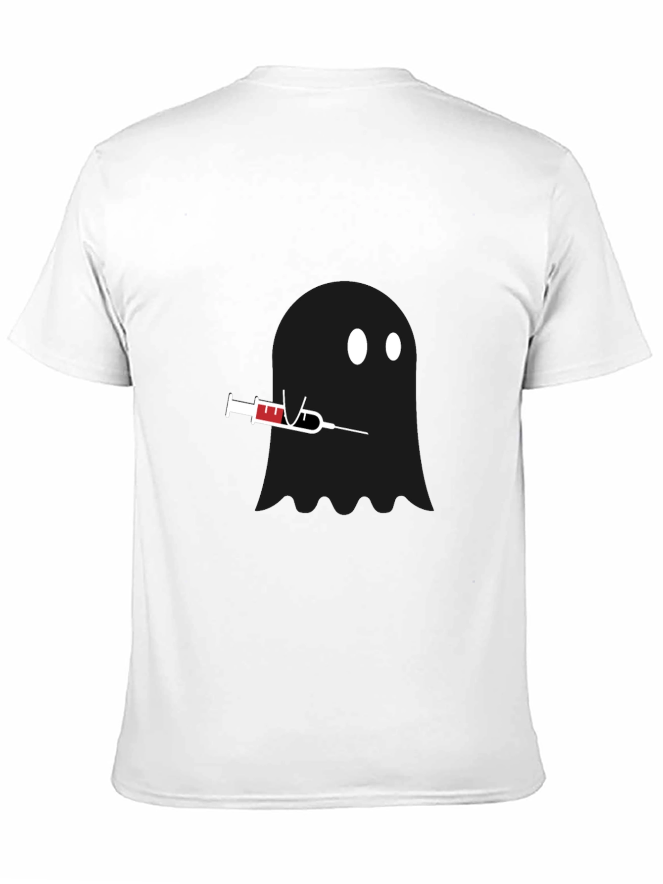 Ghostly Injection T-Shirt - Black Unique Design