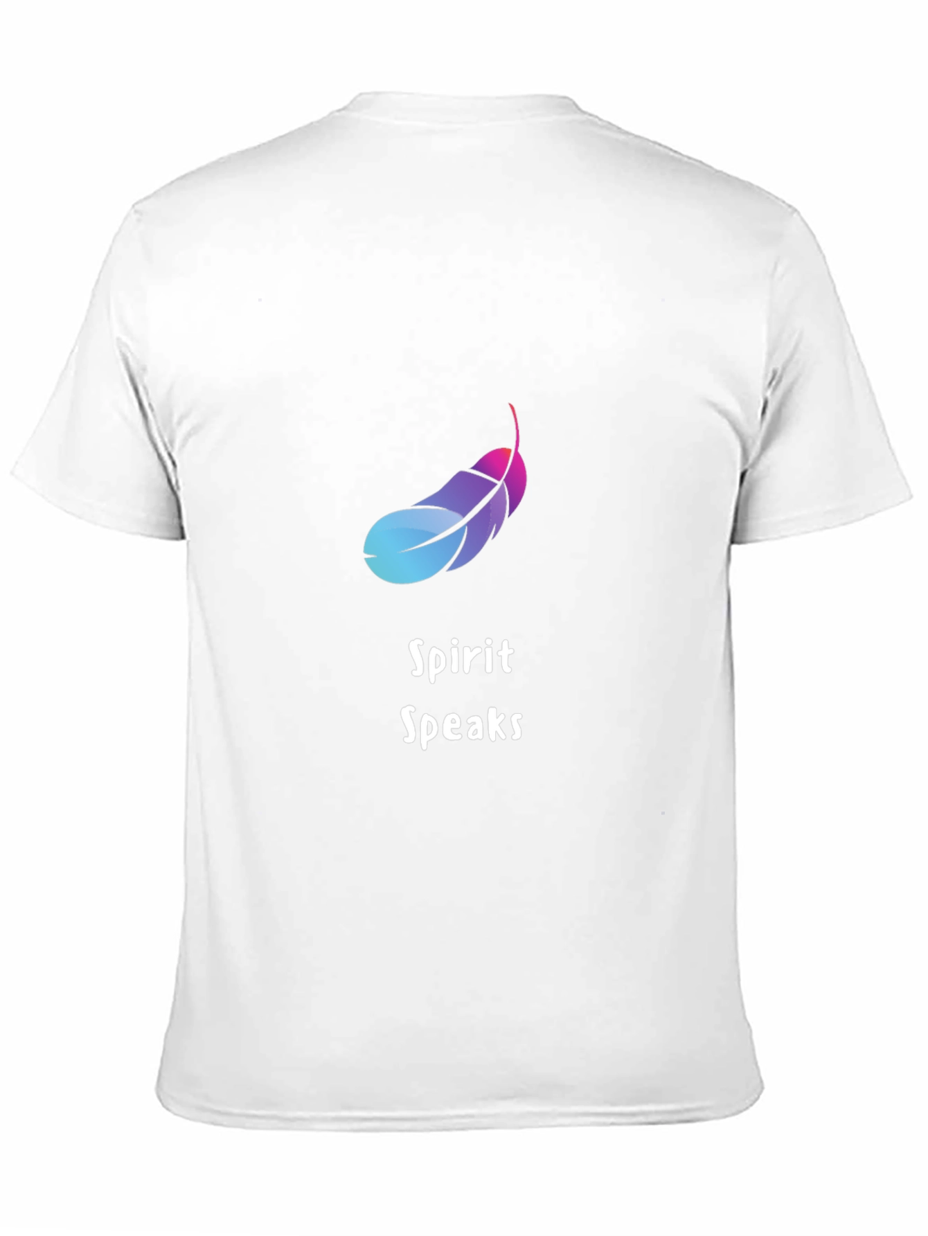 Spirit Speaks Feather Graphic Tee - Stylish Comfort