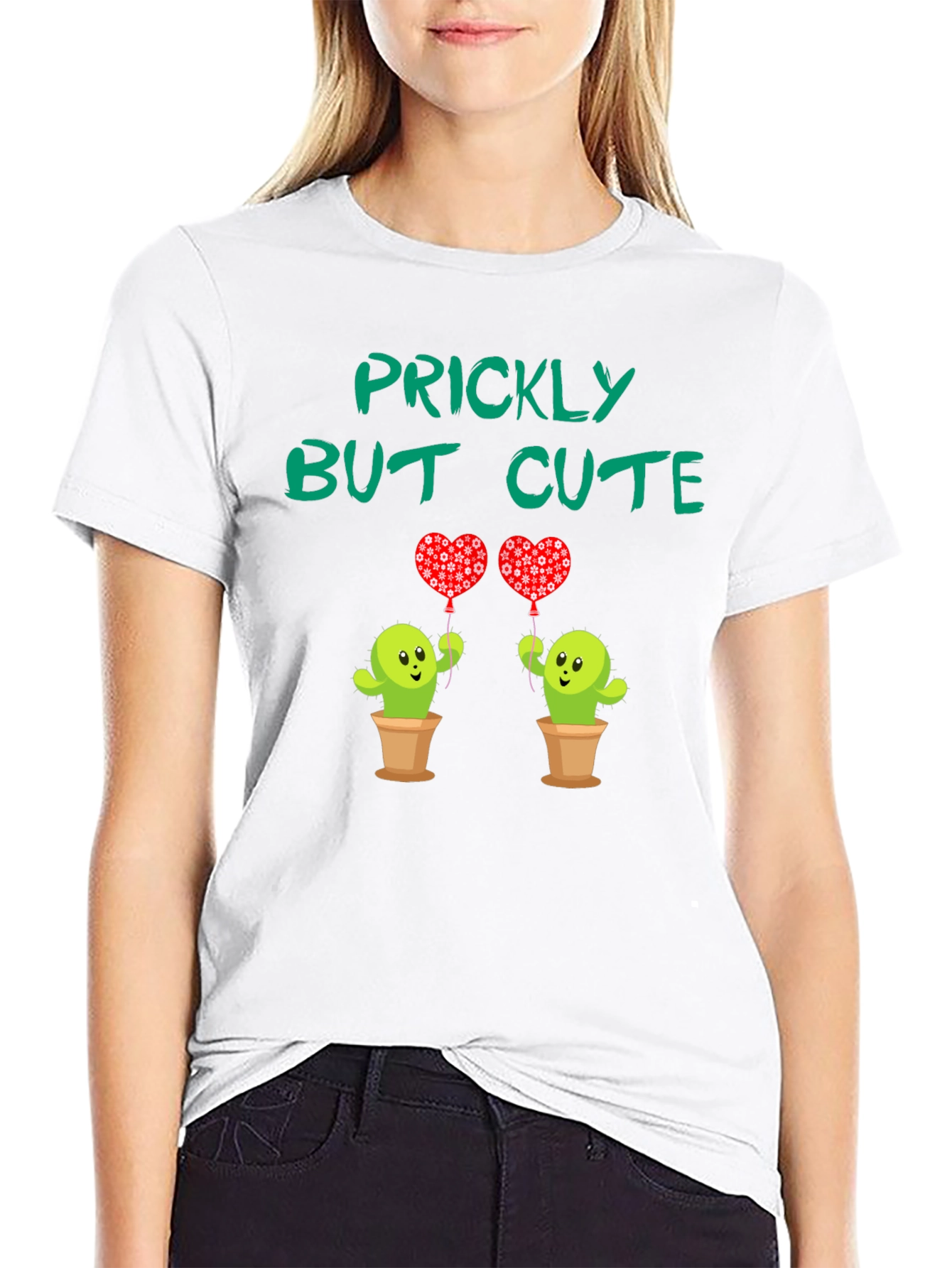 Prickly But Cute Cactus Graphic Tee