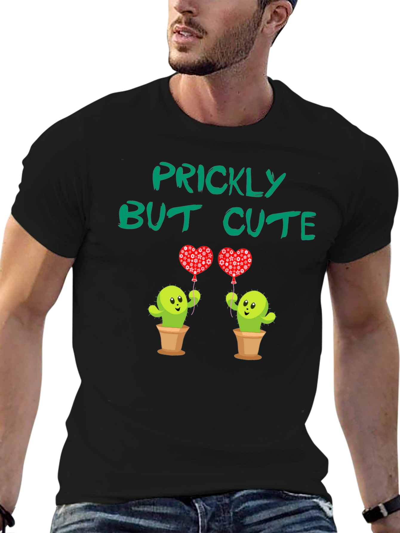 Prickly But Cute Cactus Graphic Tee