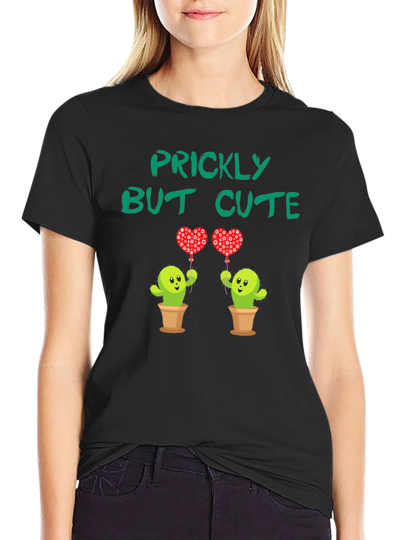 Prickly But Cute Cactus Graphic Tee