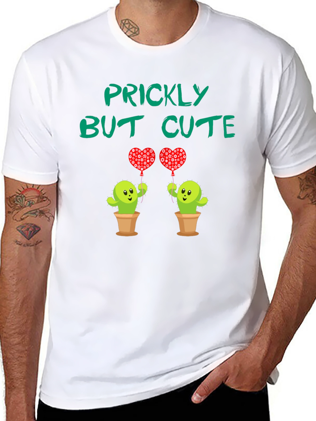Prickly But Cute Cactus Graphic Tee
