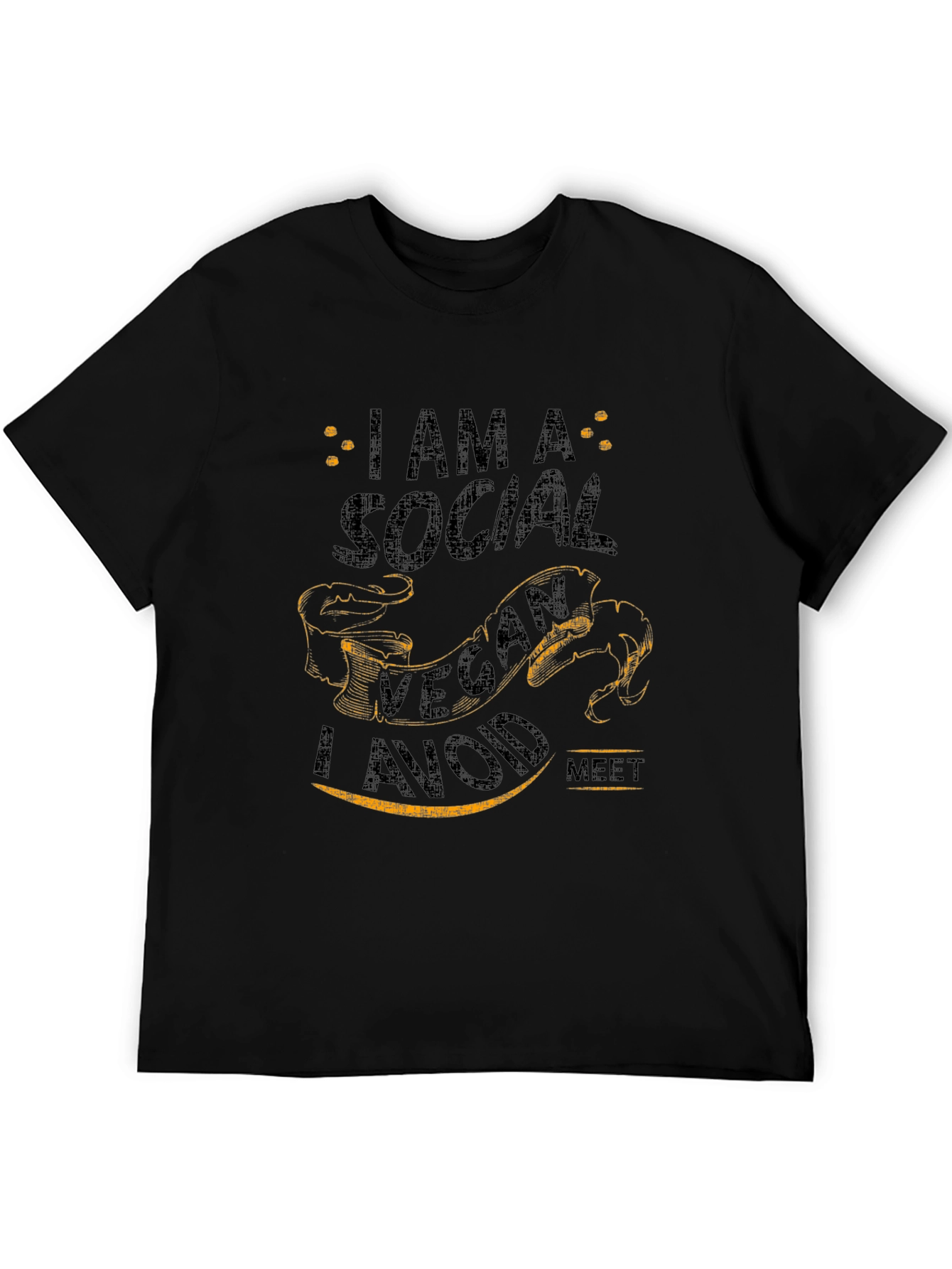 Social Vegan Humor T-Shirt