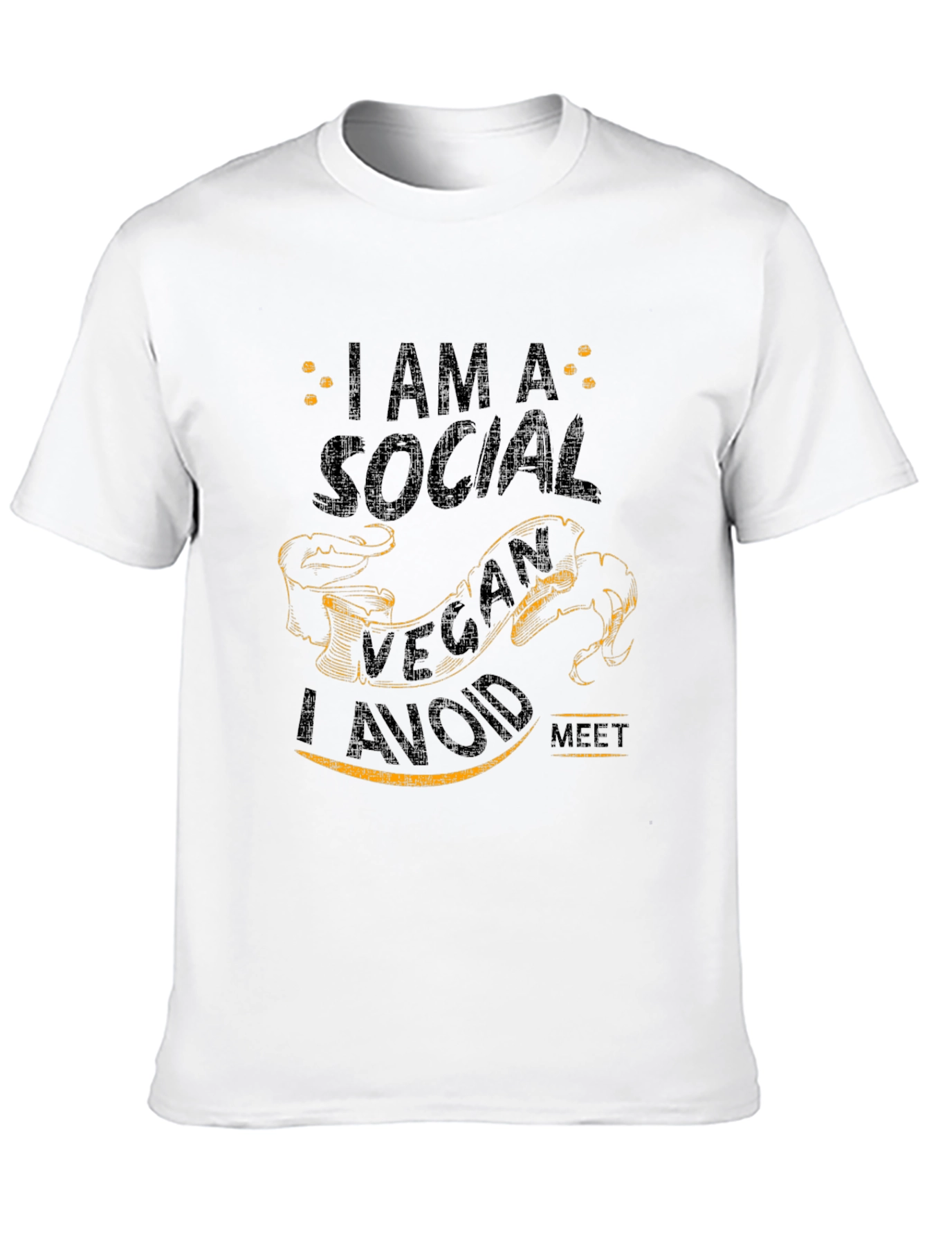 Social Vegan Humor T-Shirt