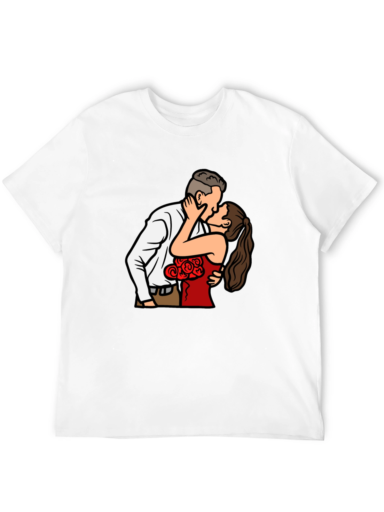 Kissing Couple Graphic Tee