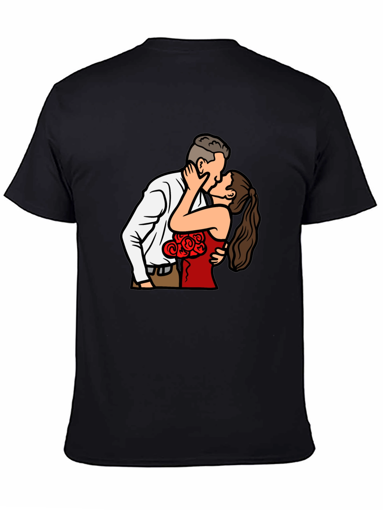 Kissing Couple Graphic Tee