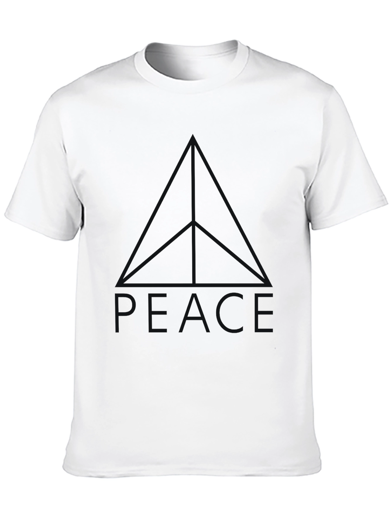 Mens Black Relaxed Fit Short Sleeve Tee