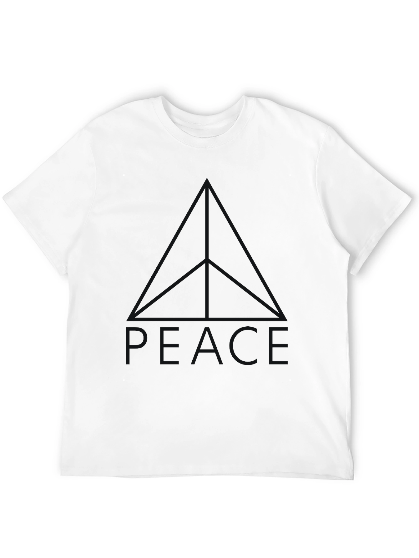Mens Black Relaxed Fit Short Sleeve Tee