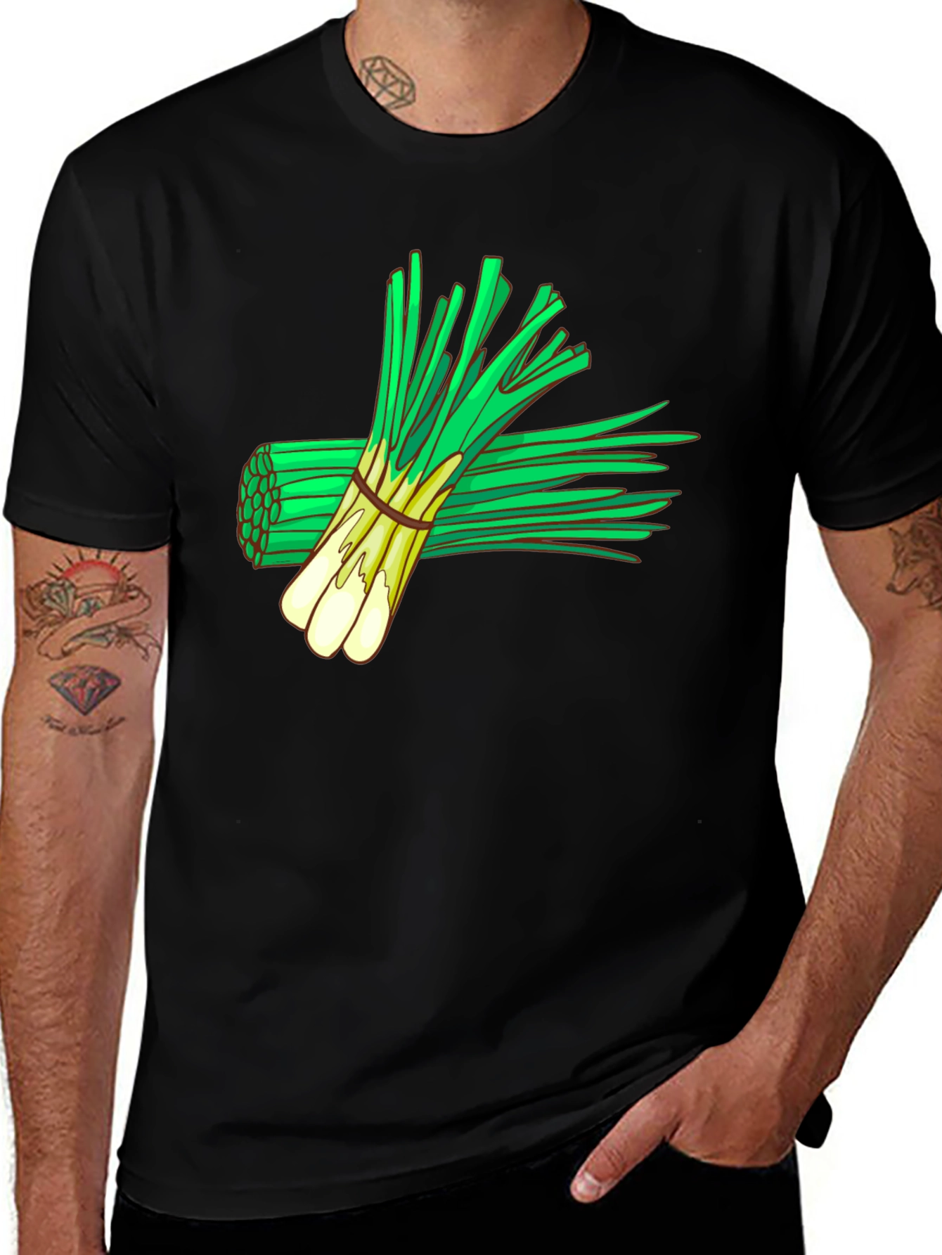Leek Lover T-Shirt - Novelty Vegetable Graphic Tee