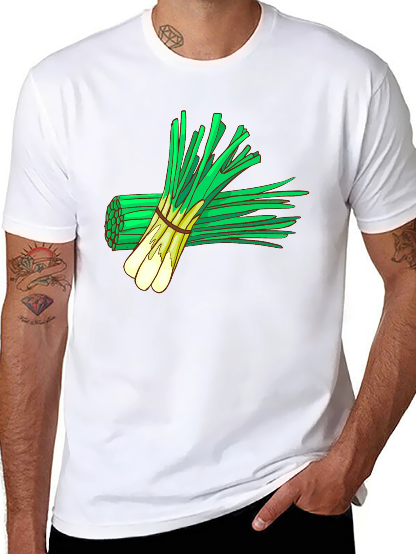 Leek Lover T-Shirt - Novelty Vegetable Graphic Tee