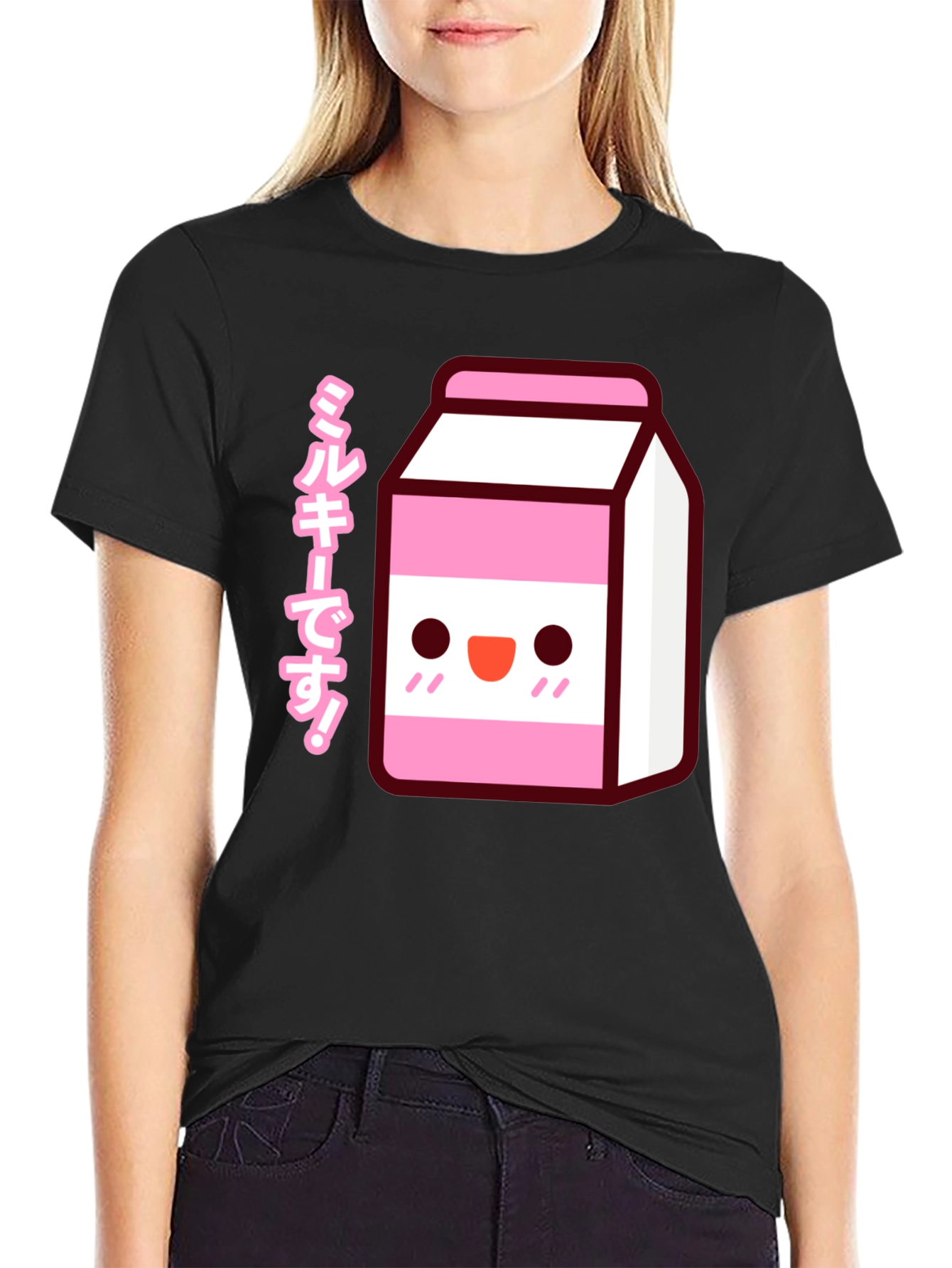 Kawaii Milk Carton T-Shirt