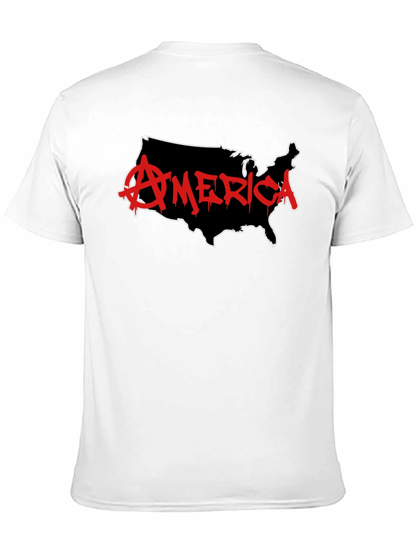 Anarchy USA Graphic Tee - Black Cotton T-Shirt