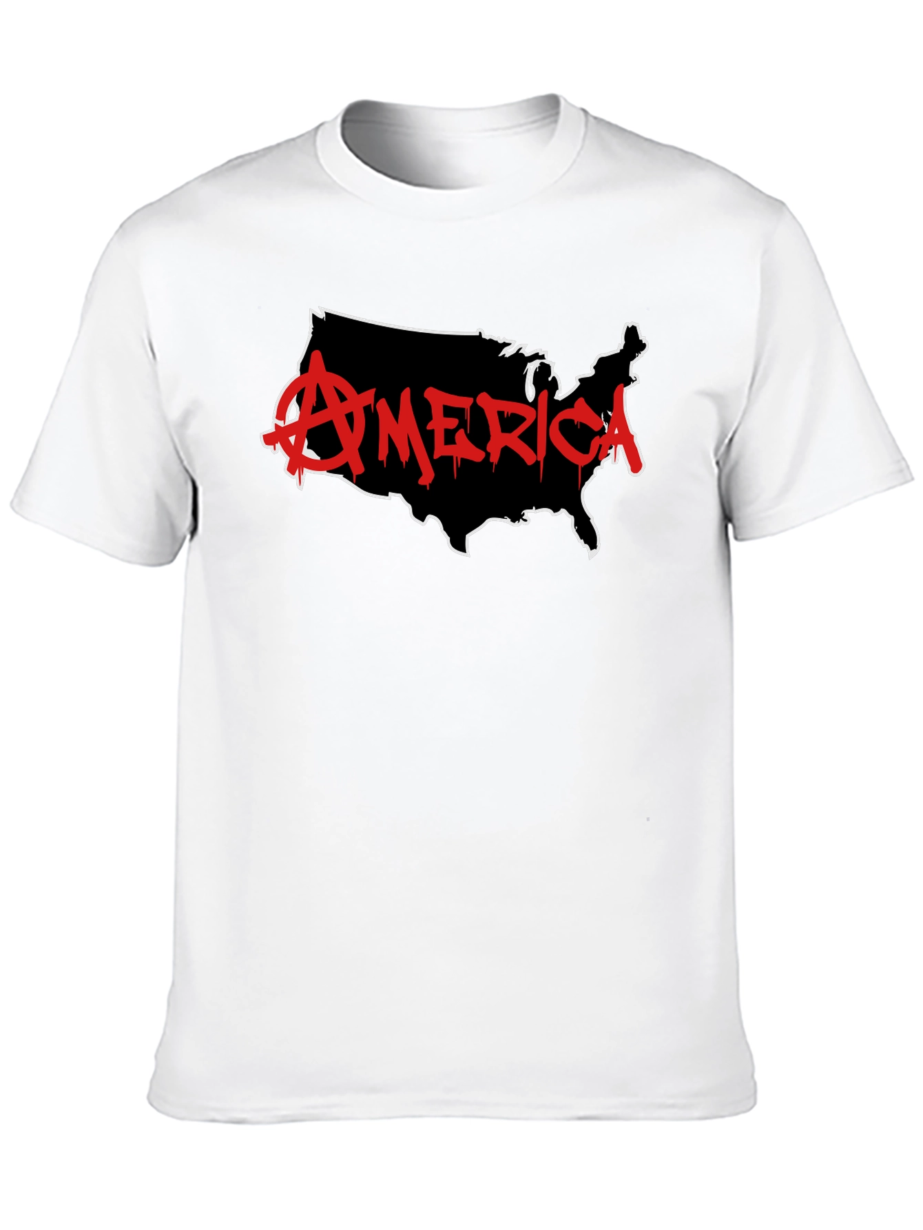 Anarchy USA Graphic Tee - Black Cotton T-Shirt