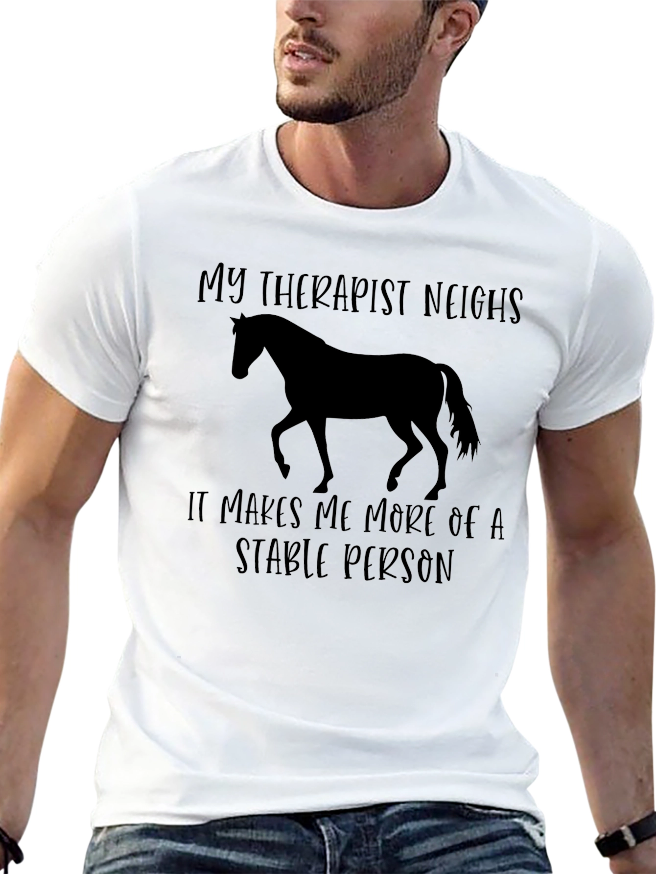 My Therapist Neighs Horse T-Shirt