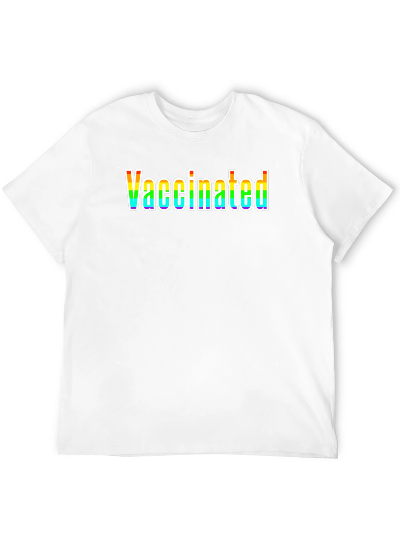 Vaccinated Rainbow T-Shirt