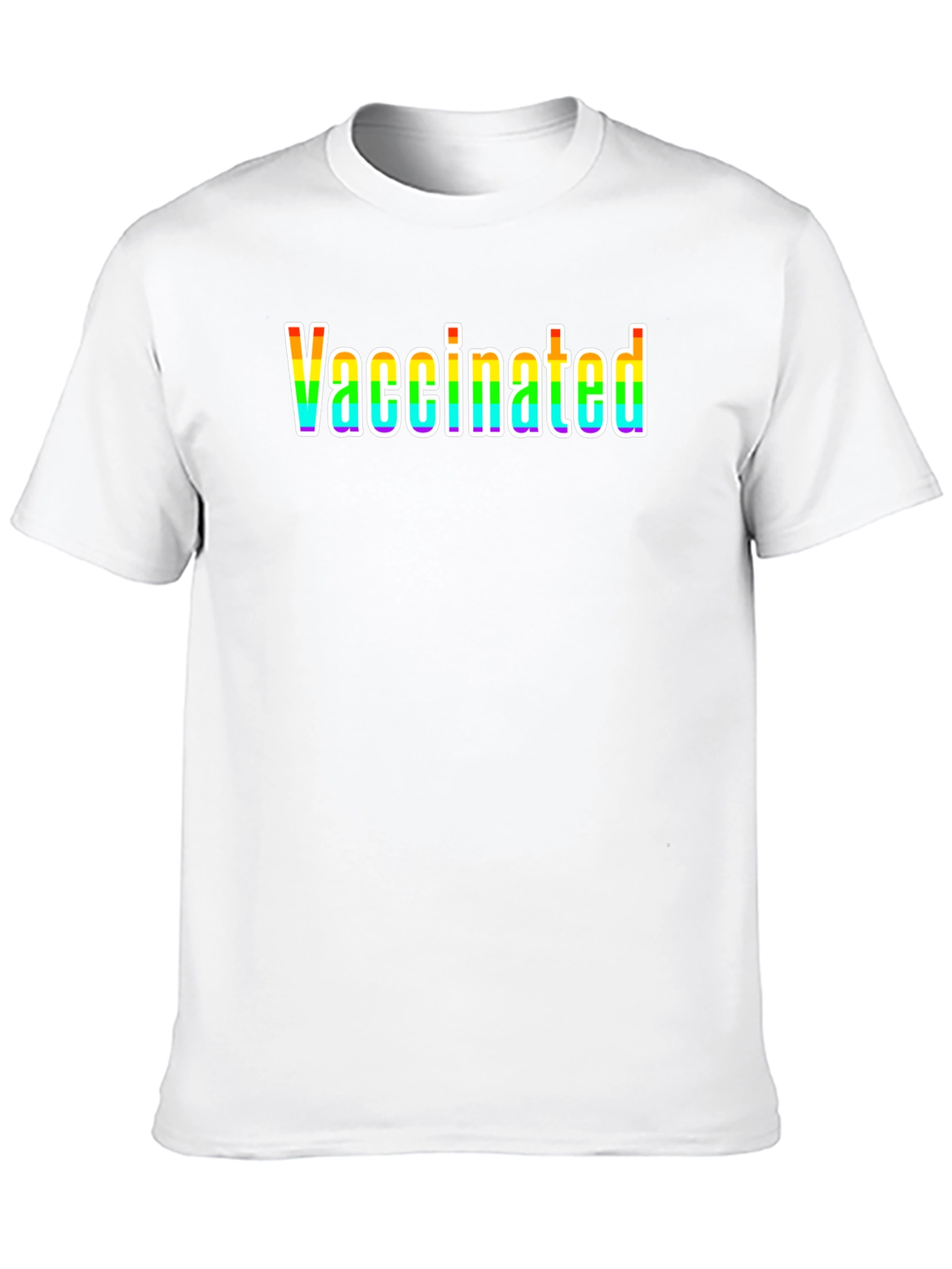 Vaccinated Rainbow T-Shirt