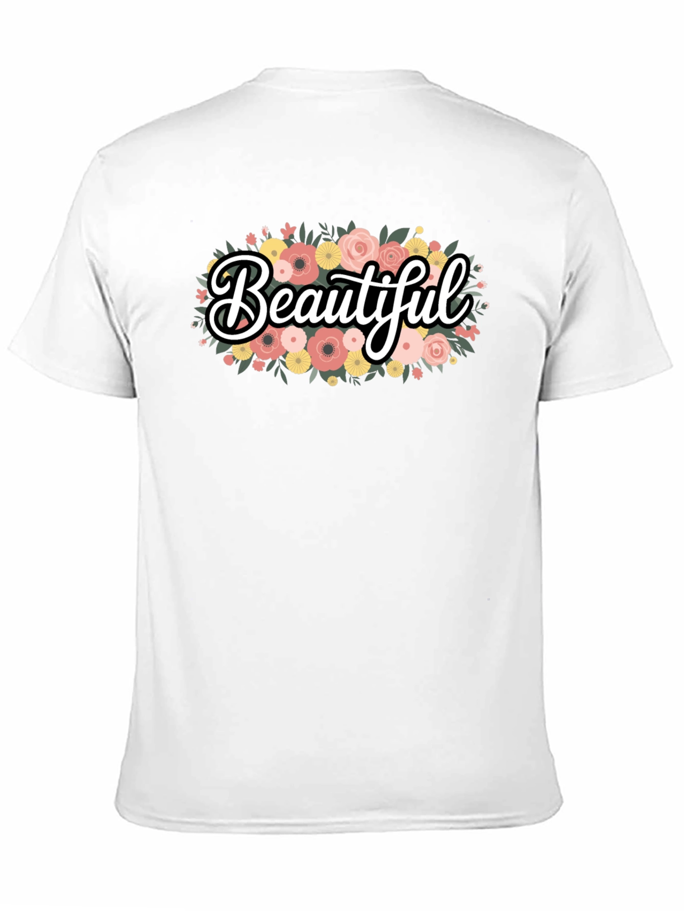 Beautiful Floral Graphic Tee - Stylish Comfort