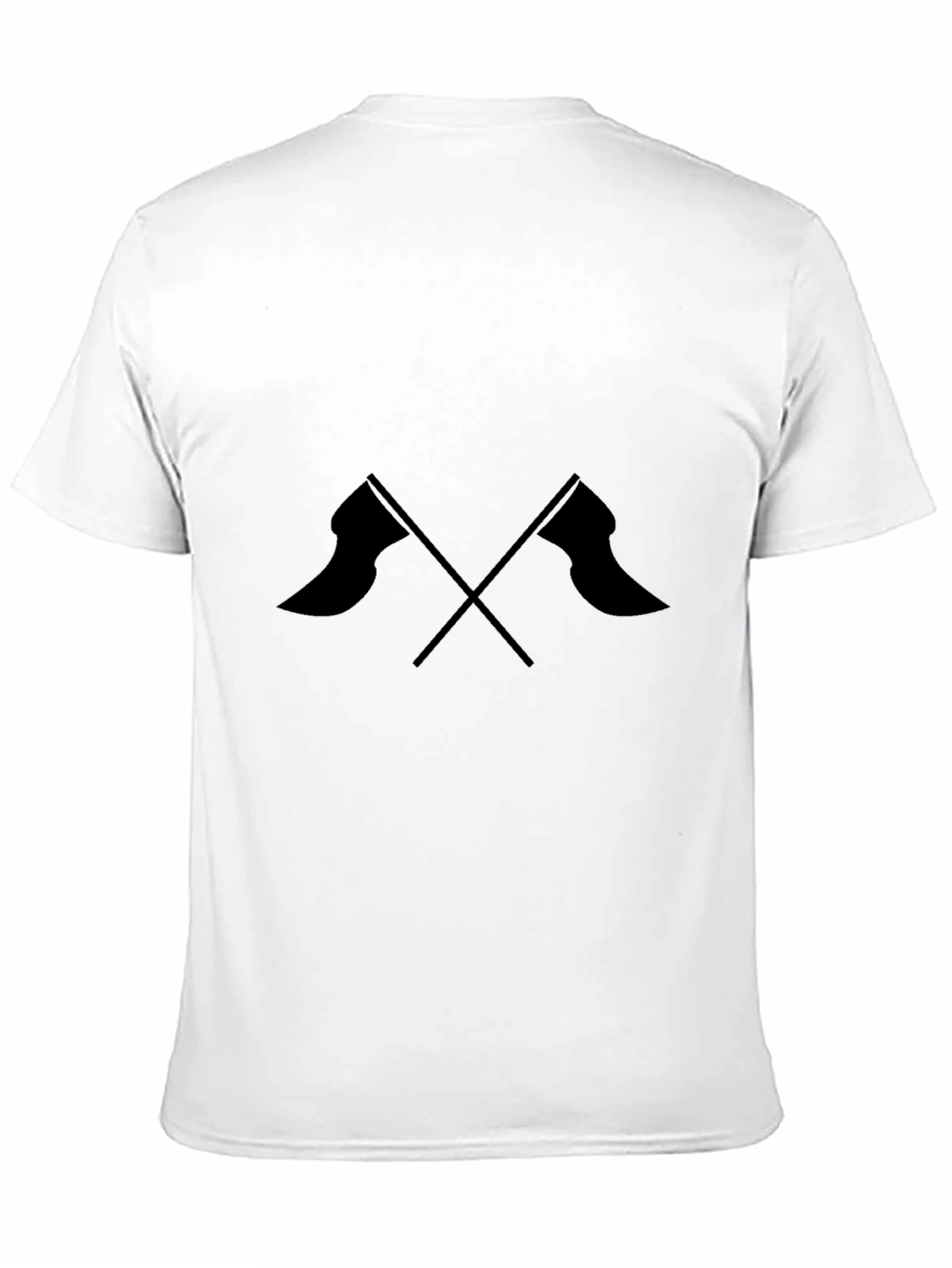 Crossed Flags Graphic Tee - Mens Casual Style