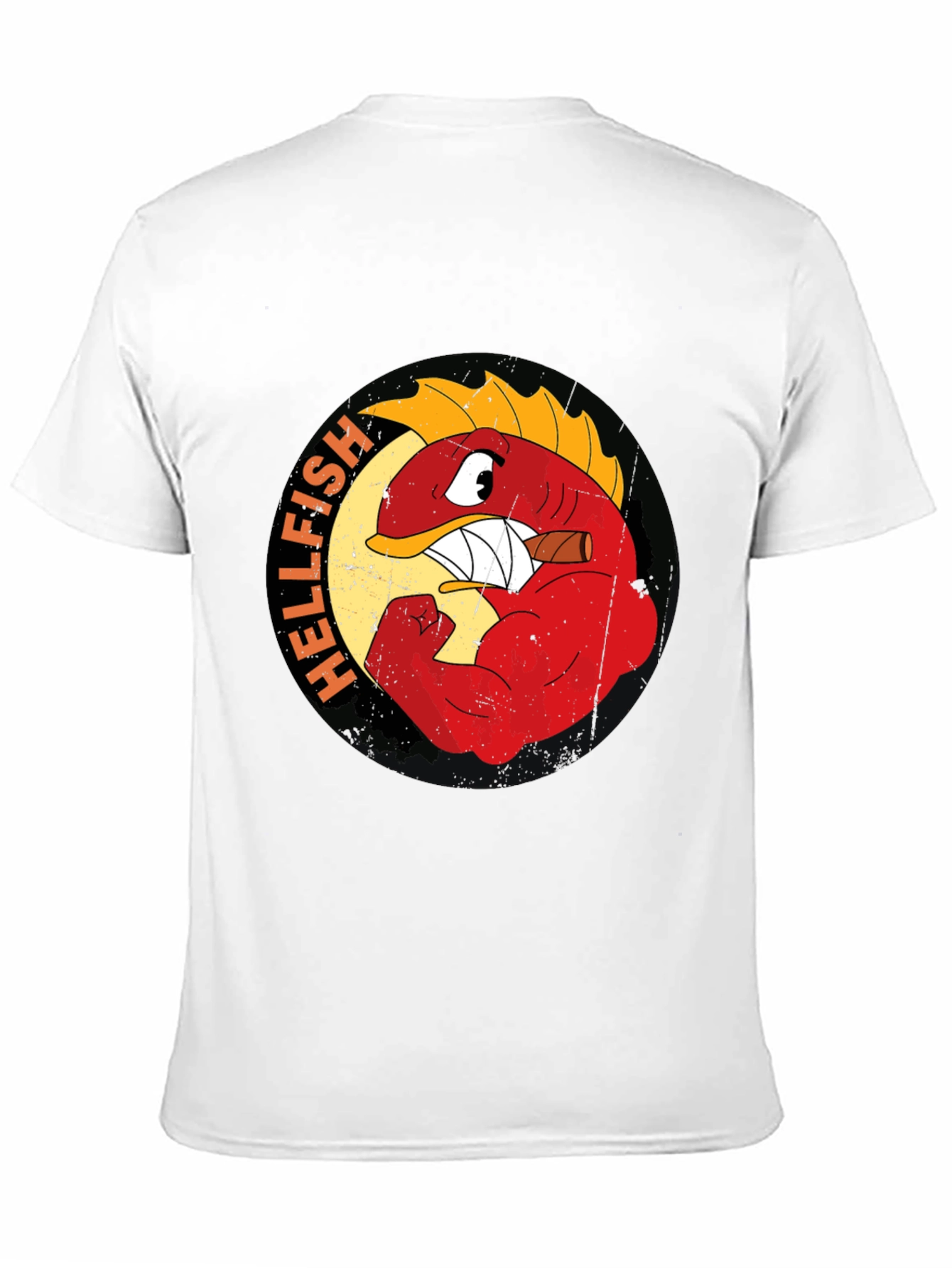 Hellfish Graphic T-Shirt - Black