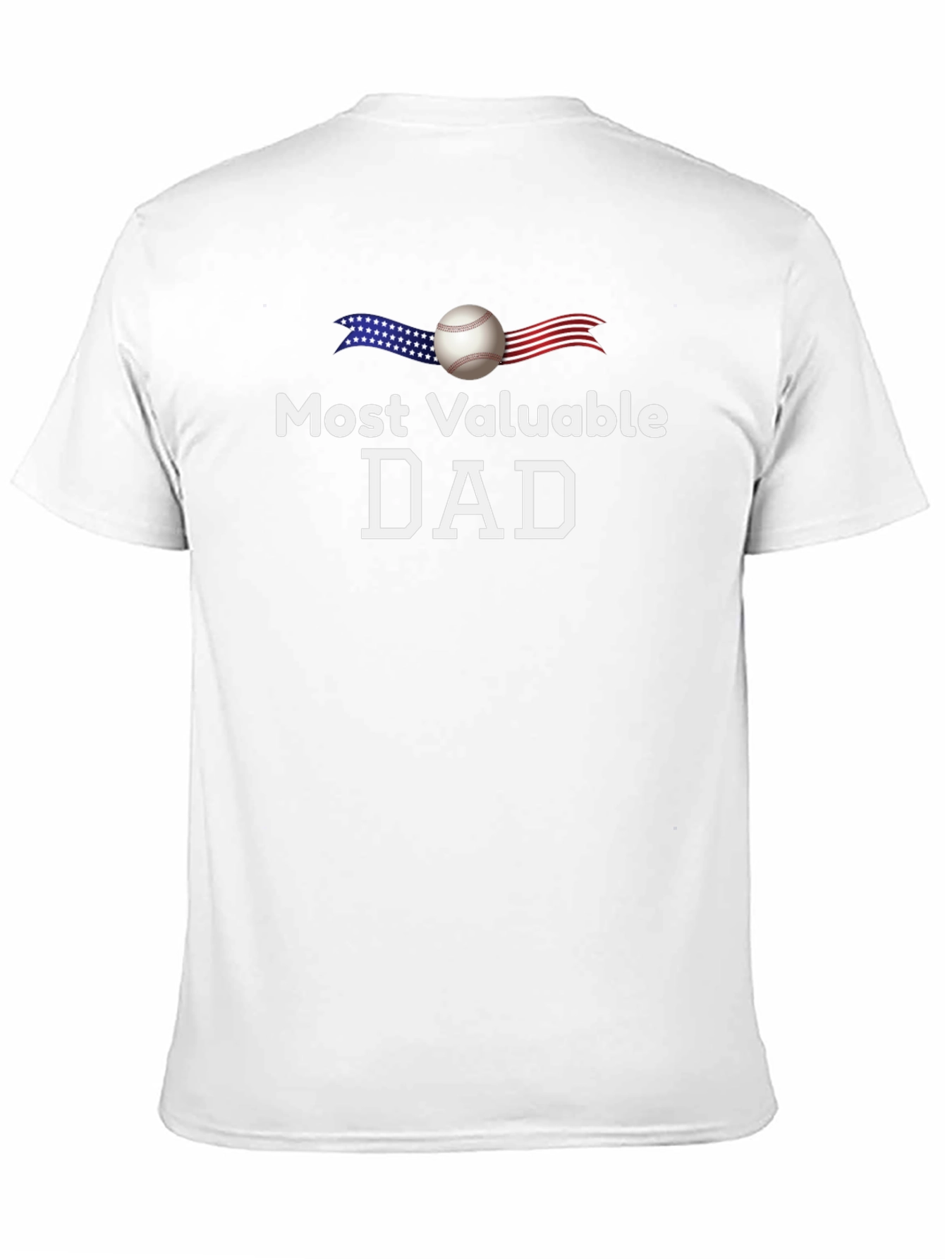 Most Valuable Dad Baseball T-Shirt