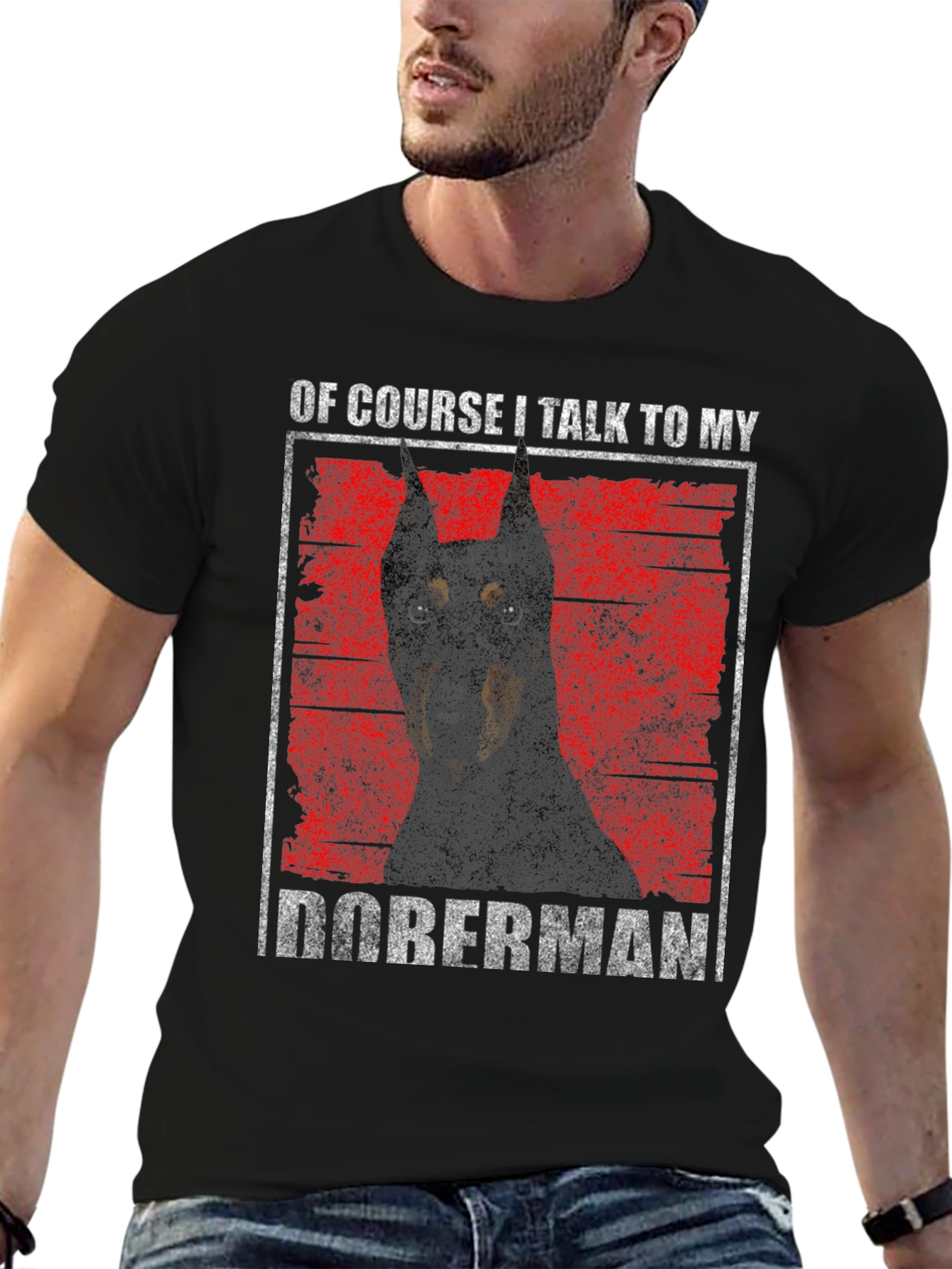 Doberman Dog Lover Graphic T-Shirt