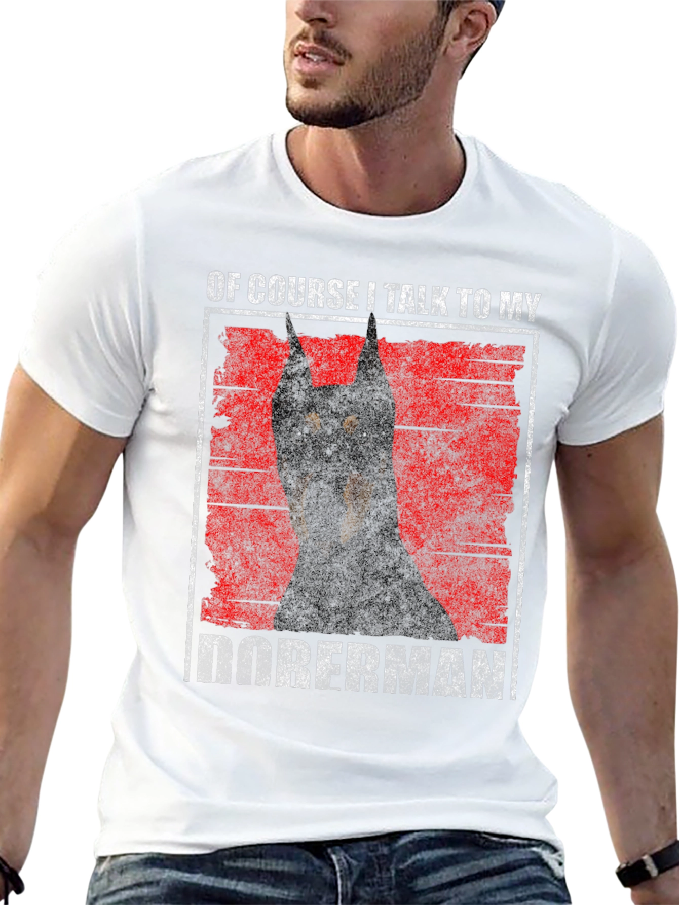 Doberman Dog Lover Graphic T-Shirt