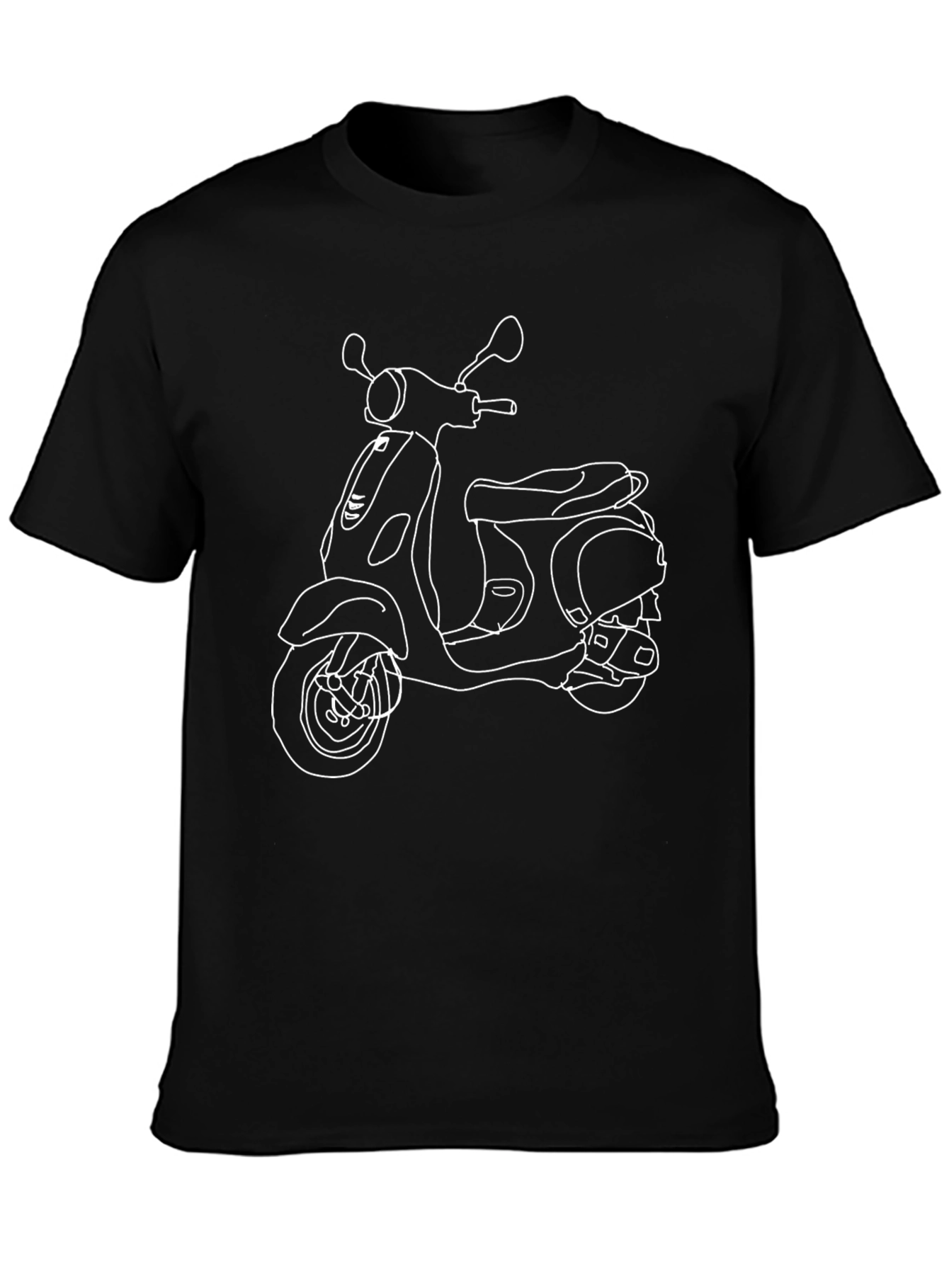 Black Scooter Graphic Tee