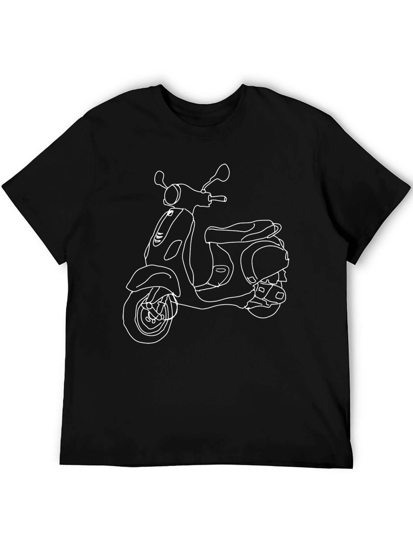 Black Scooter Graphic Tee