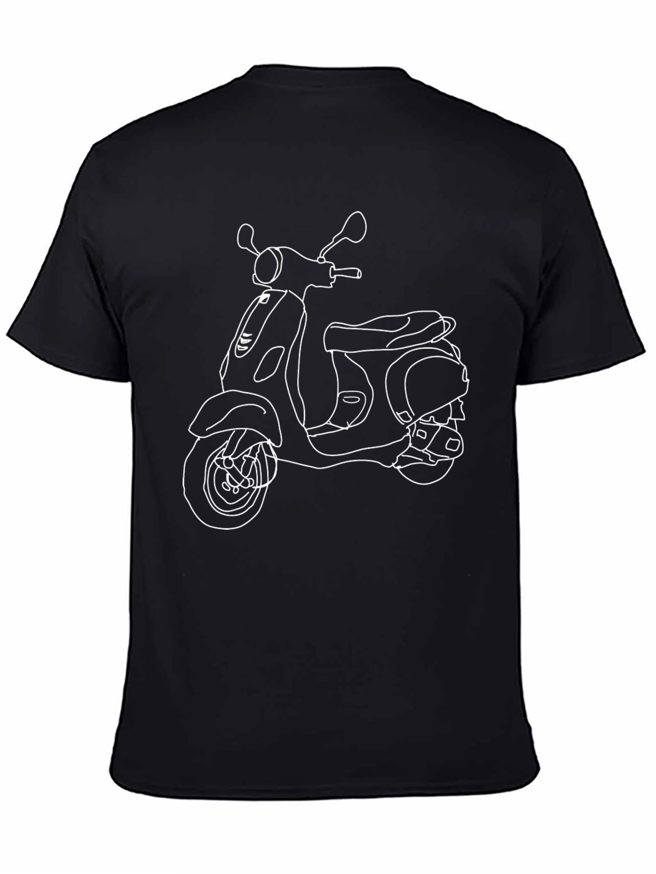 Black Scooter Graphic Tee