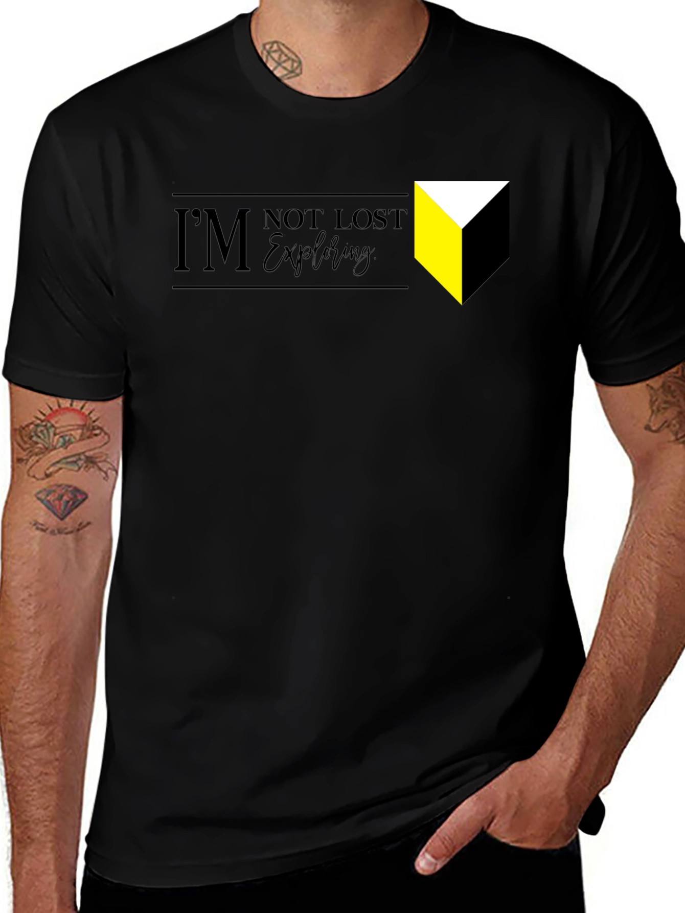 Im Not Lost Im Exploring Graphic Tee