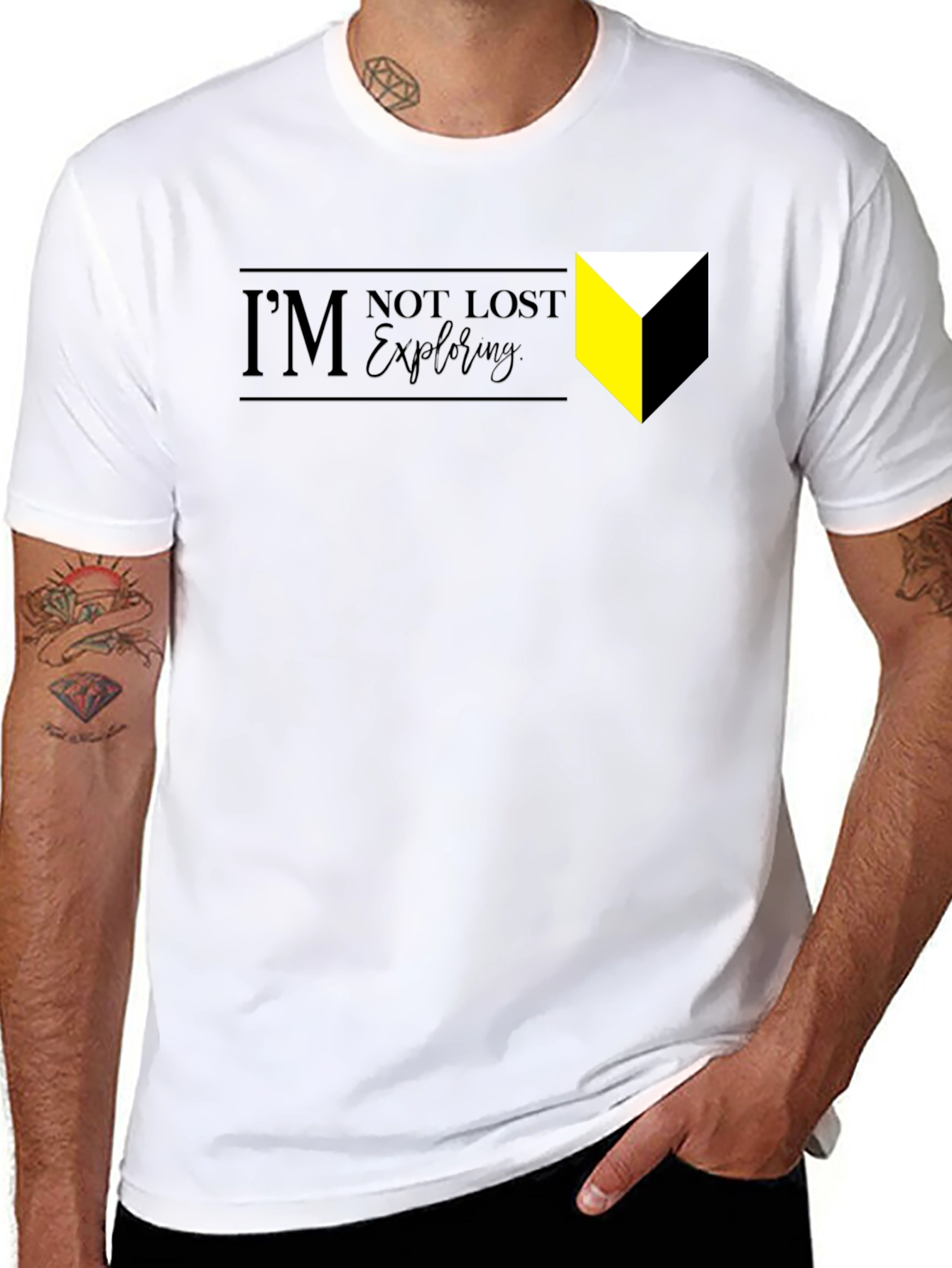 Im Not Lost Im Exploring Graphic Tee