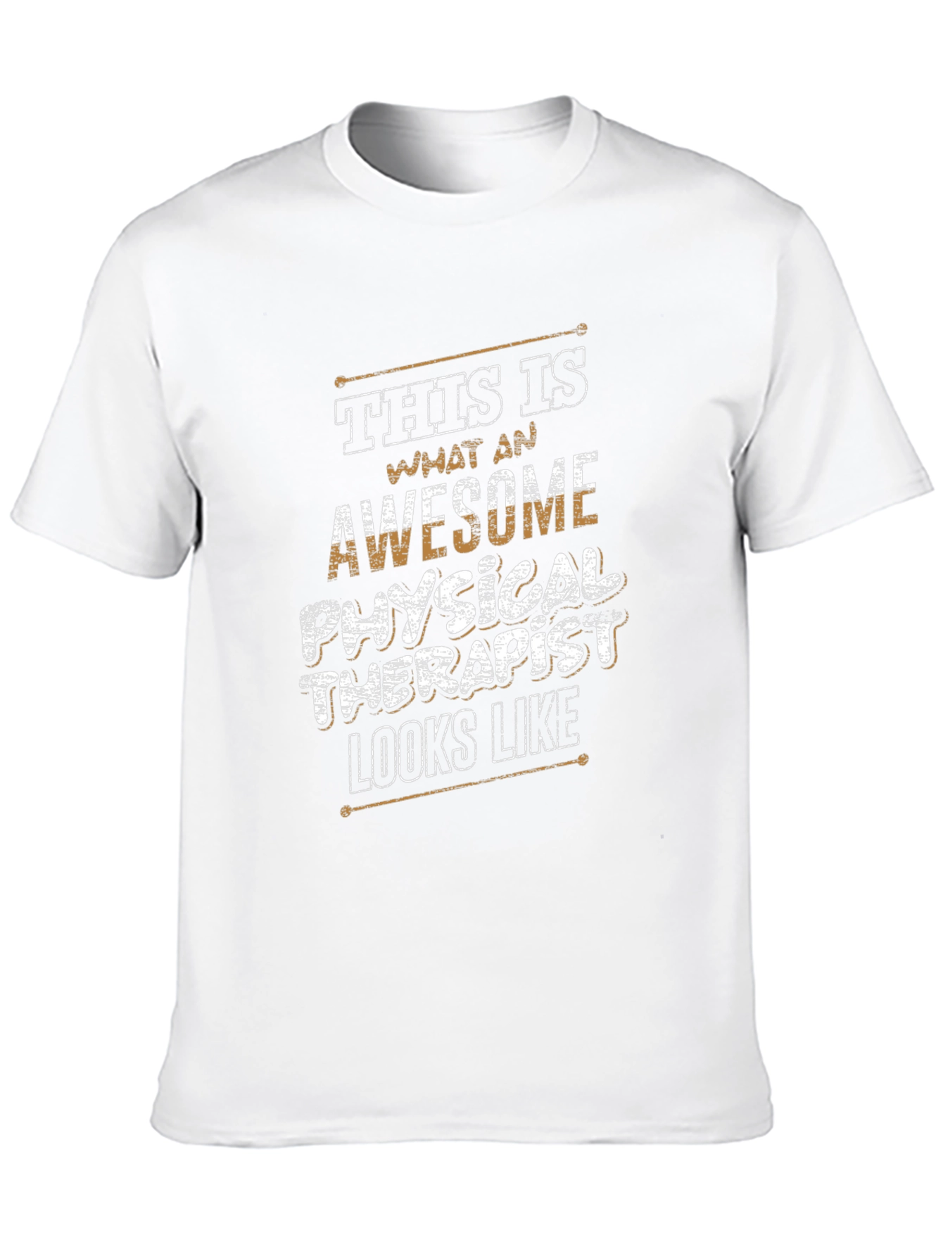 Awesome Physical Therapist T-Shirt - Black
