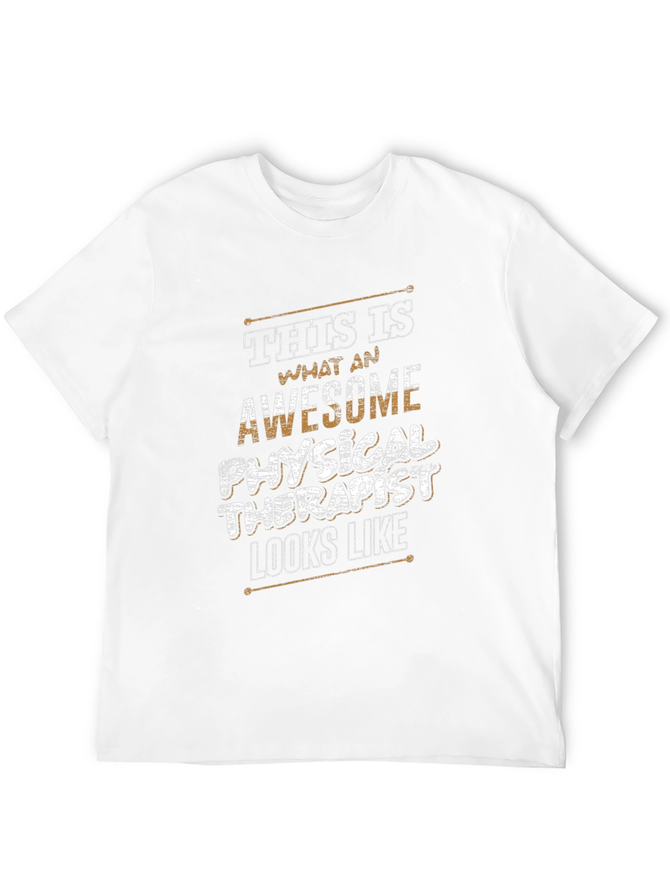 Awesome Physical Therapist T-Shirt - Black