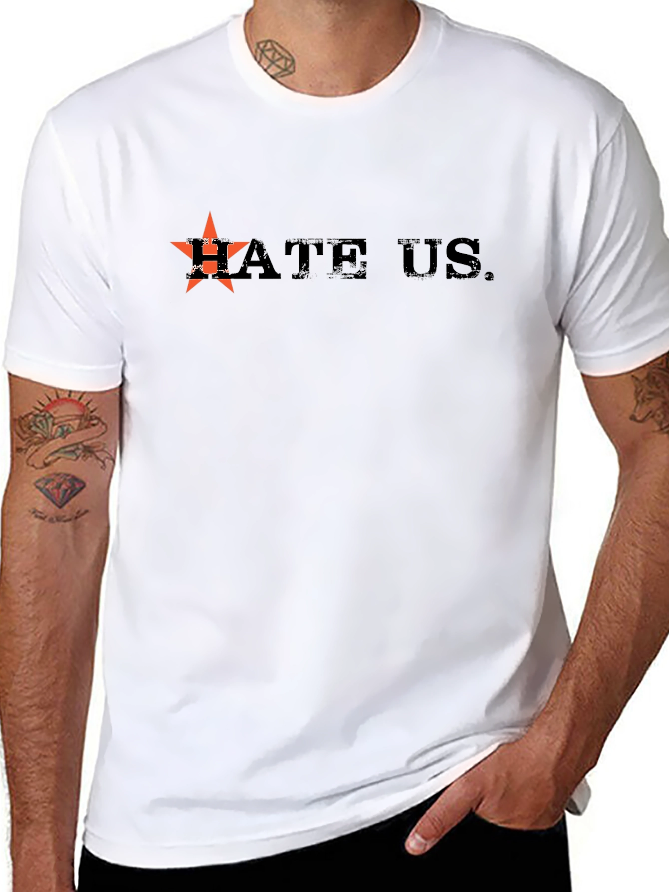HATE US Graphic T-Shirt