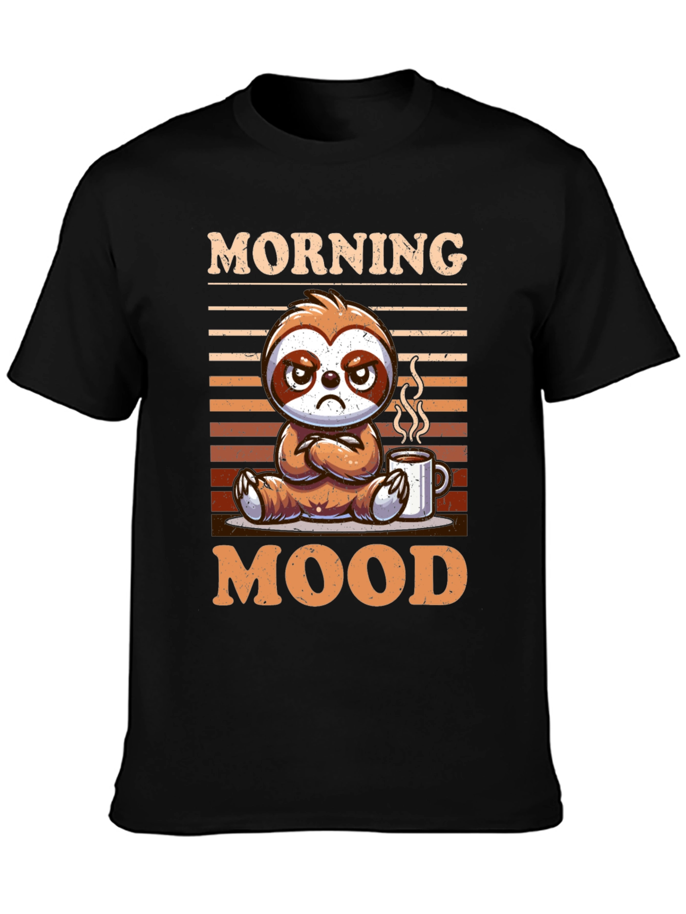 Morning Mood Sloth Graphic Tee