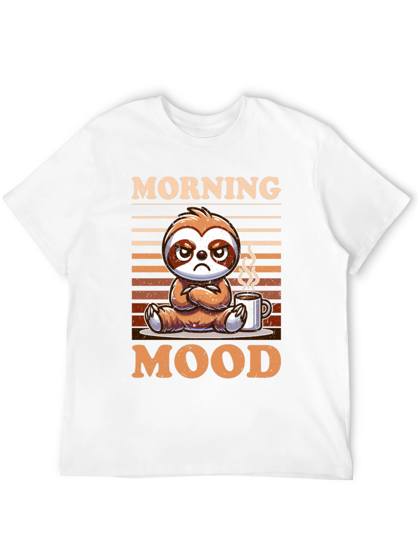 Morning Mood Sloth Graphic Tee