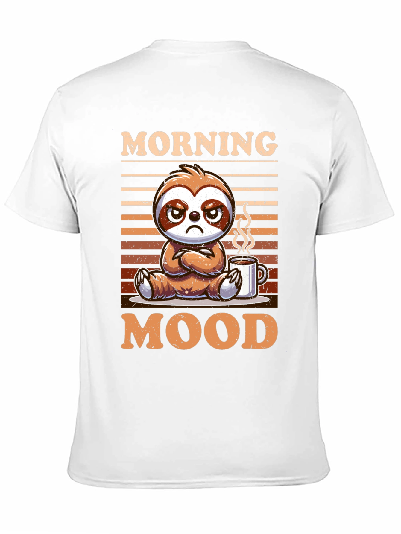 Morning Mood Sloth Graphic Tee